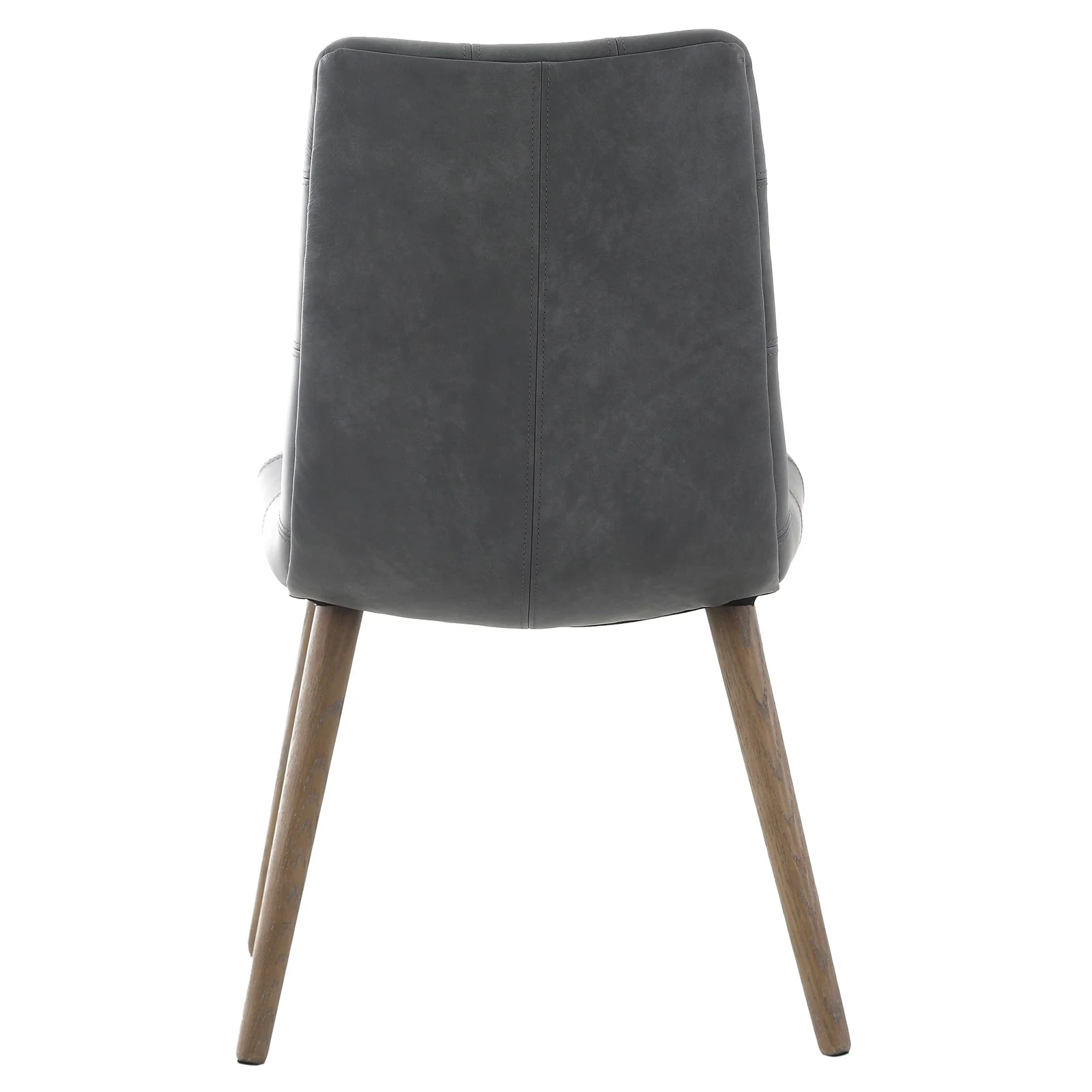 Keiichi Winchcombe Dining Chair – Grey Leather - Image 5