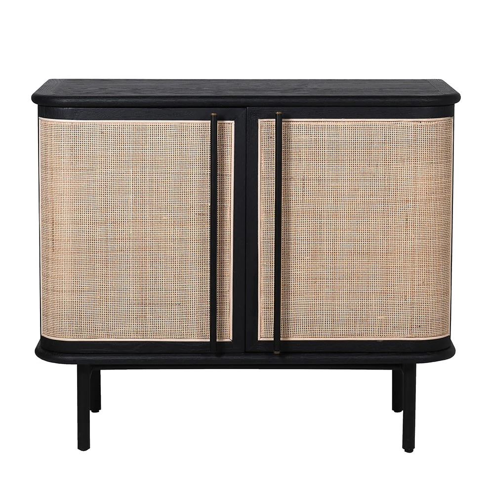 Keita Sideboard in Oak and Cane – 2 Doors