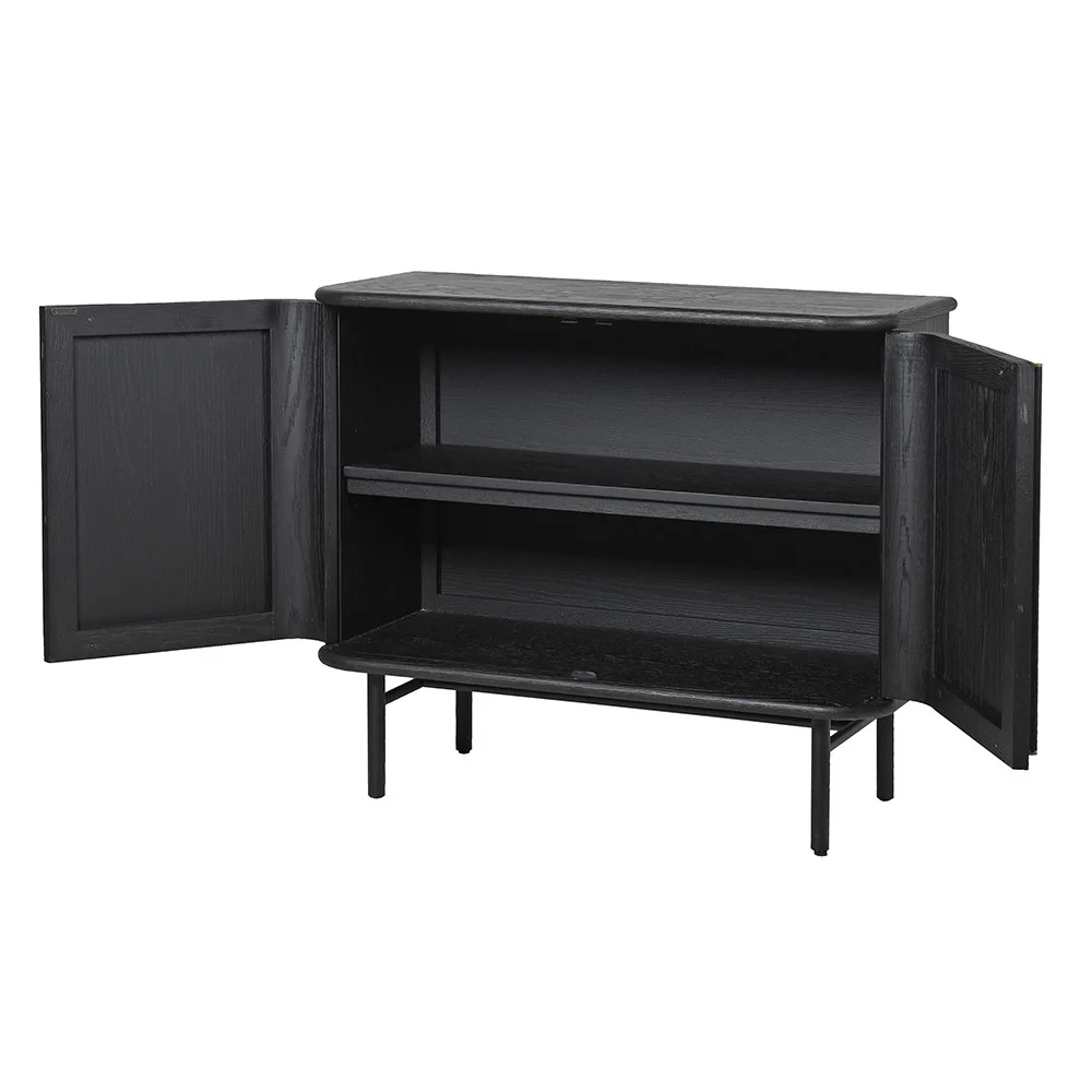 Keita Sideboard in Oak and Cane – 2 Doors - Image 3