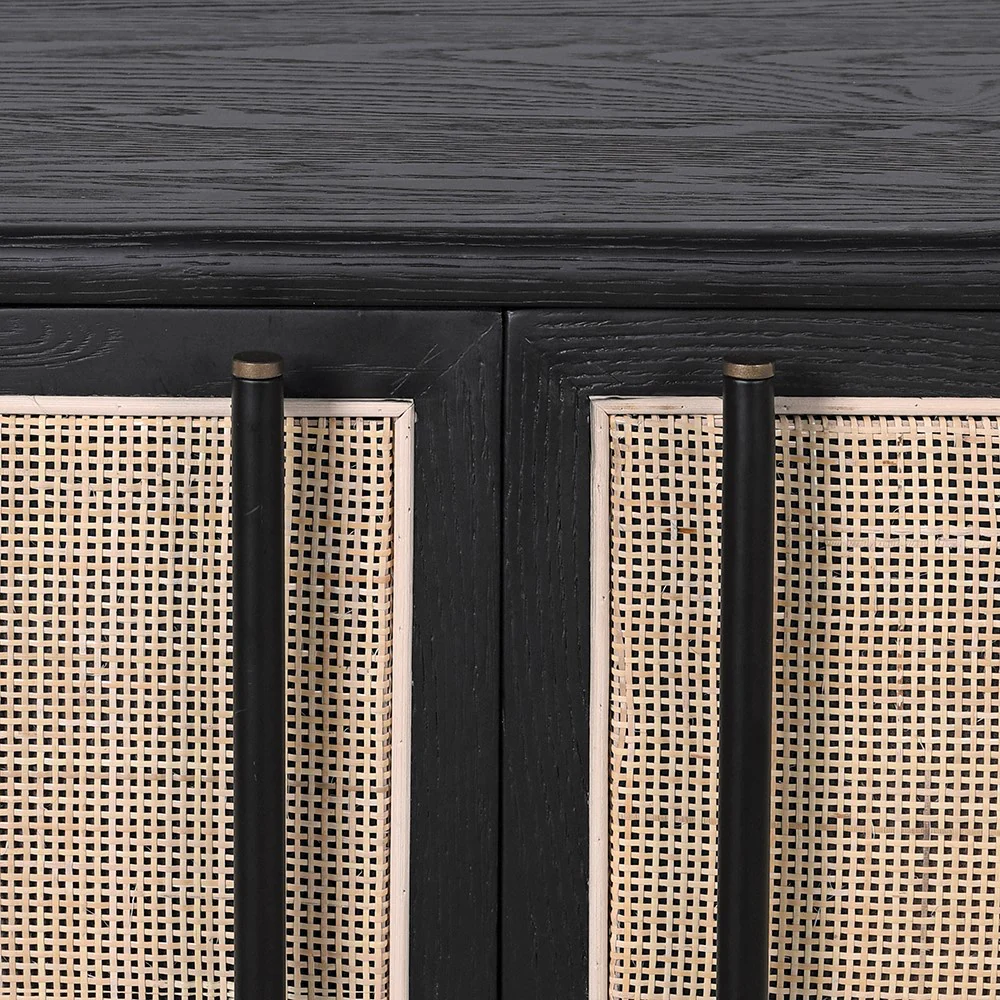 Keita Sideboard in Oak and Cane – 2 Doors - Image 4