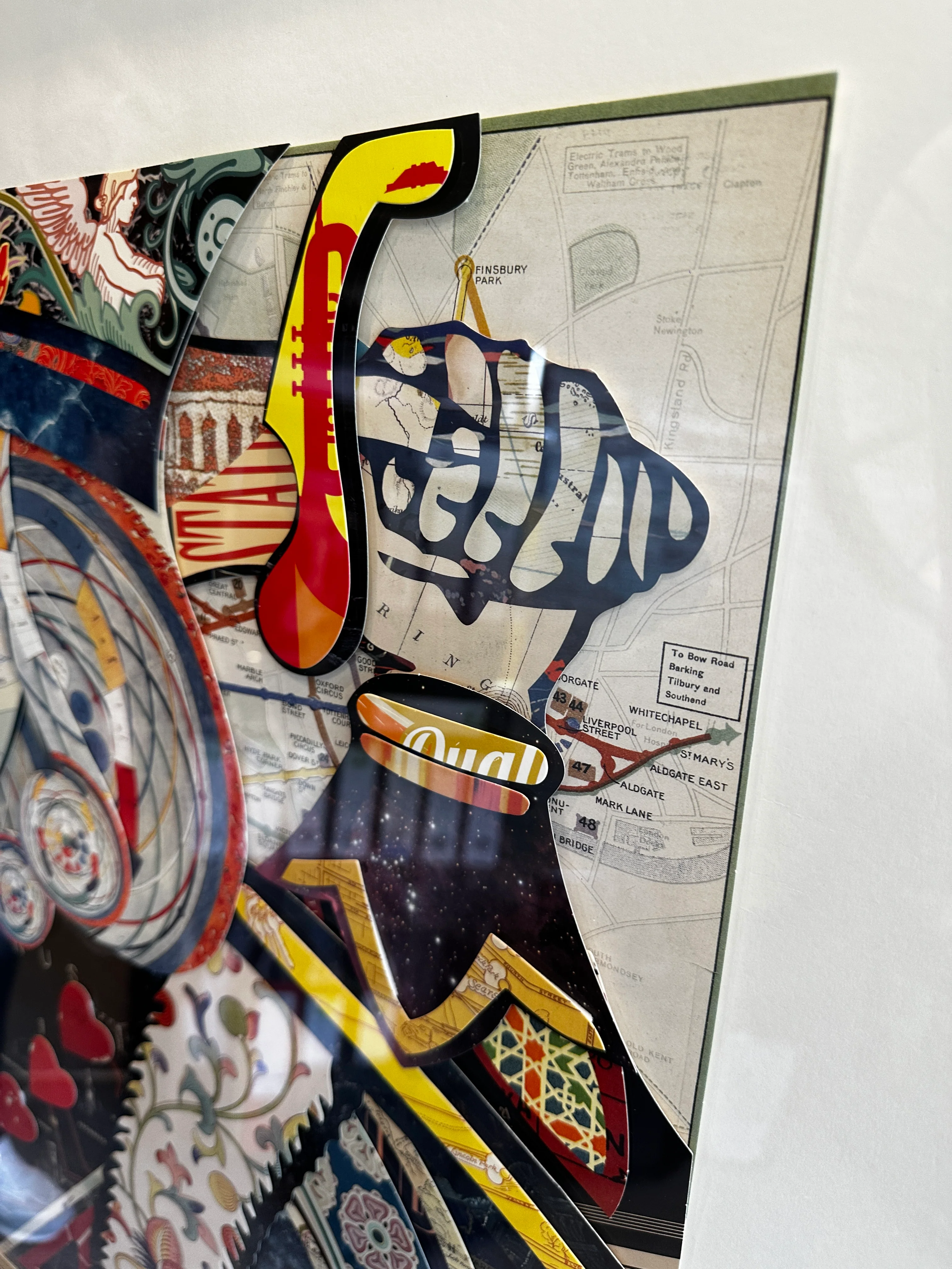 King of Hearts Framed Collage Artwork - Image 2
