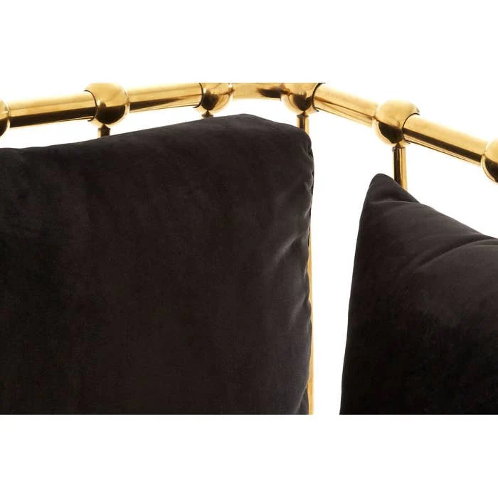 Laurent Chair with Metallic Gold Finish - Image 7