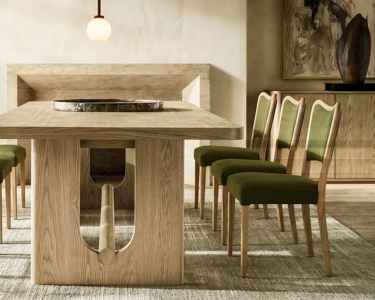 Liang & Eimil Adelaide Dining Chair – Kaster II Olive - Image 10