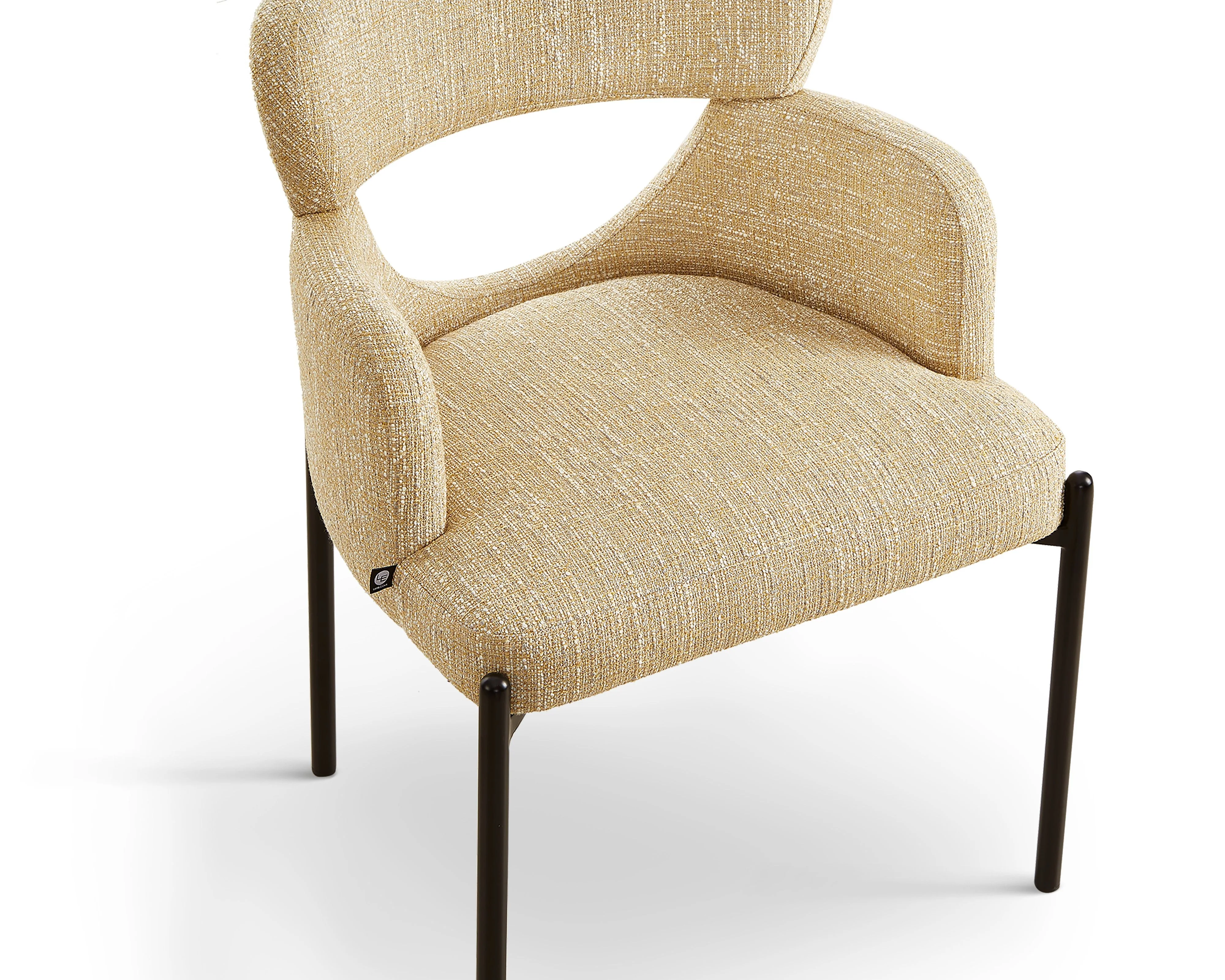 Liang & Eimil Aga Dining Chair (CRIB5) – Field Sand – Set of 2 - Image 6