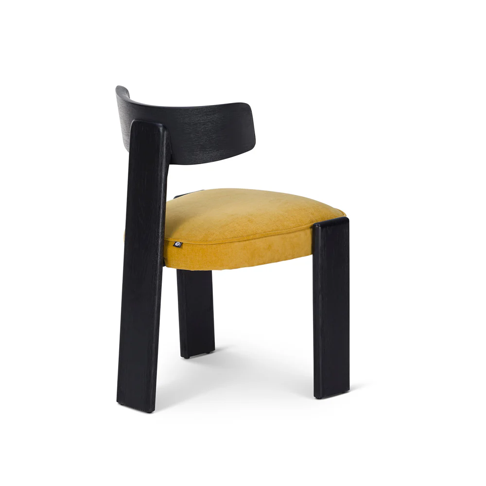 Liang & Eimil Albi Dining Chair – Morgan Ochre Chenille (Set of 2) - Image 5