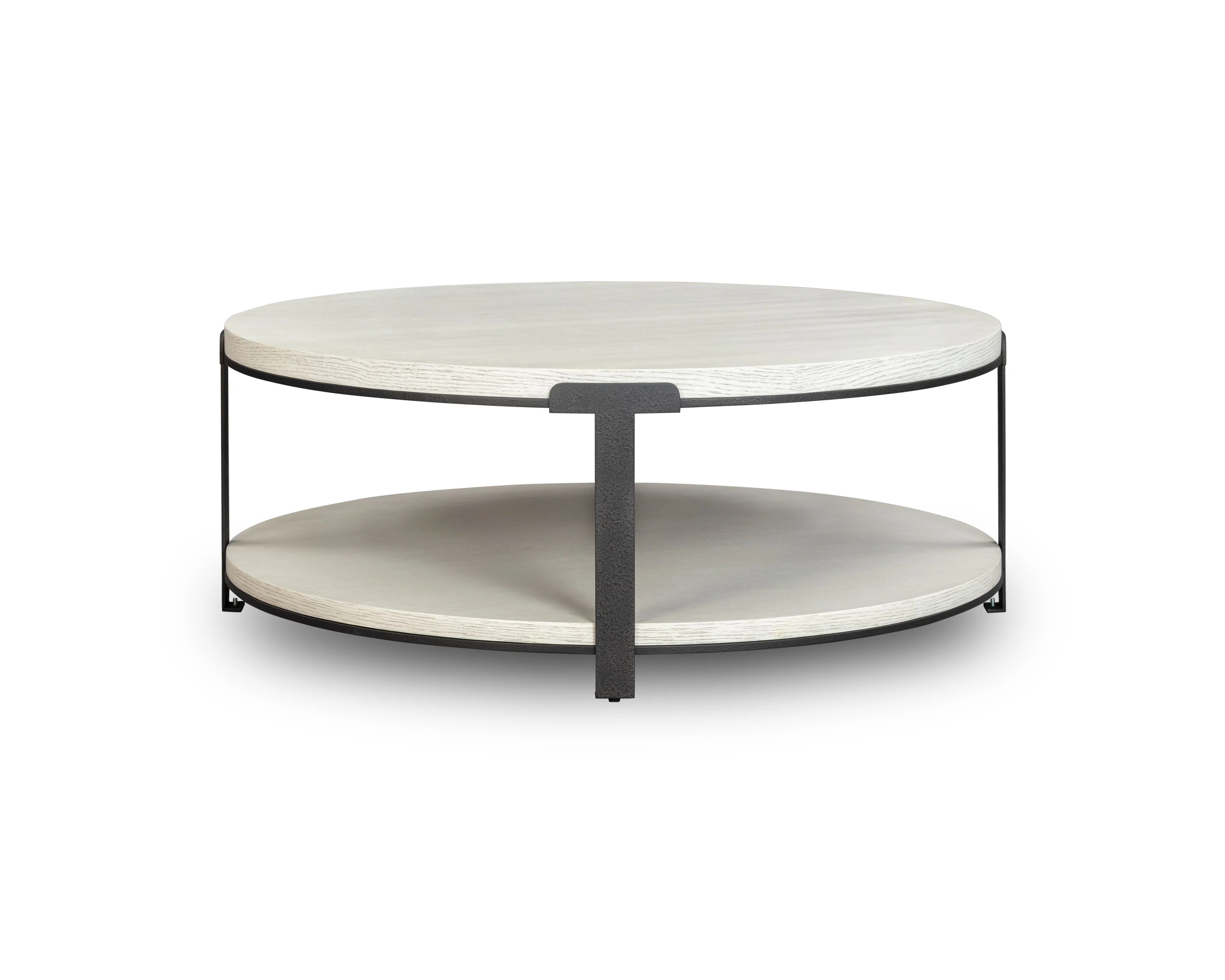 Liang & Eimil Alcana Coffee Table – Cloud Stained Oak and Black Textured Metal - Image 3