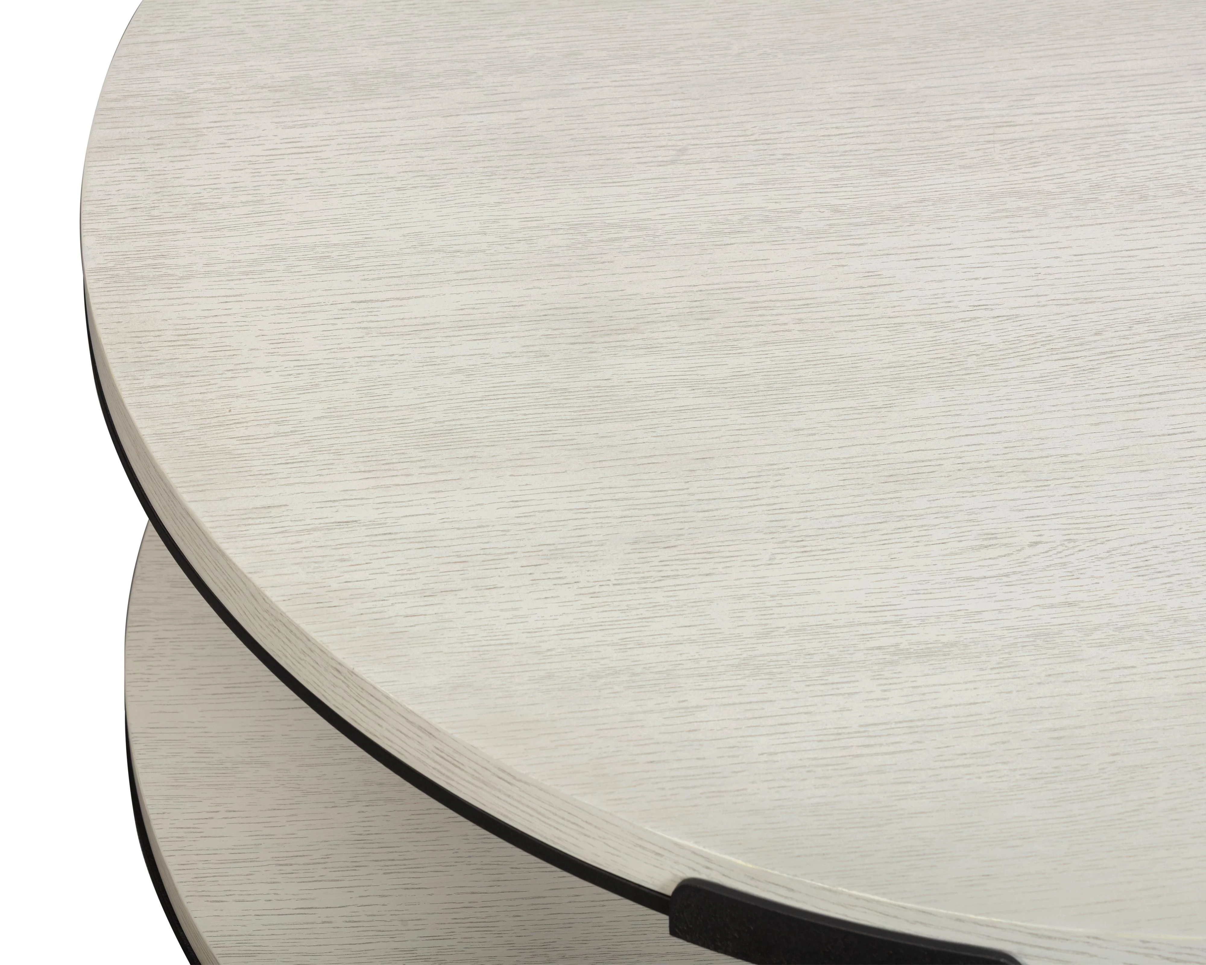 Liang & Eimil Alcana Coffee Table – Cloud Stained Oak and Black Textured Metal - Image 5