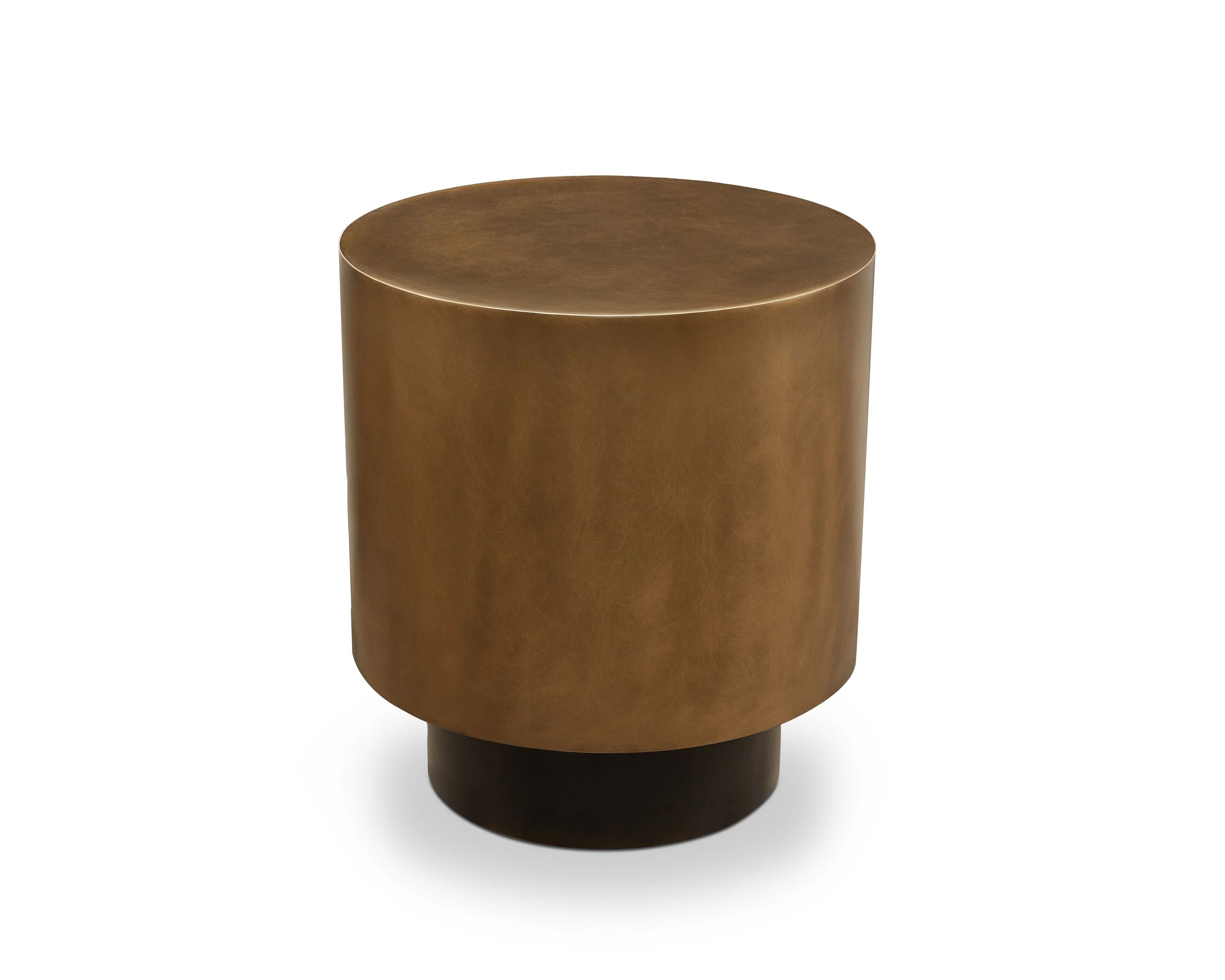 Liang & Eimil Aldo Side Table – Steel Hairline Bronze & Satin Black - Image 2