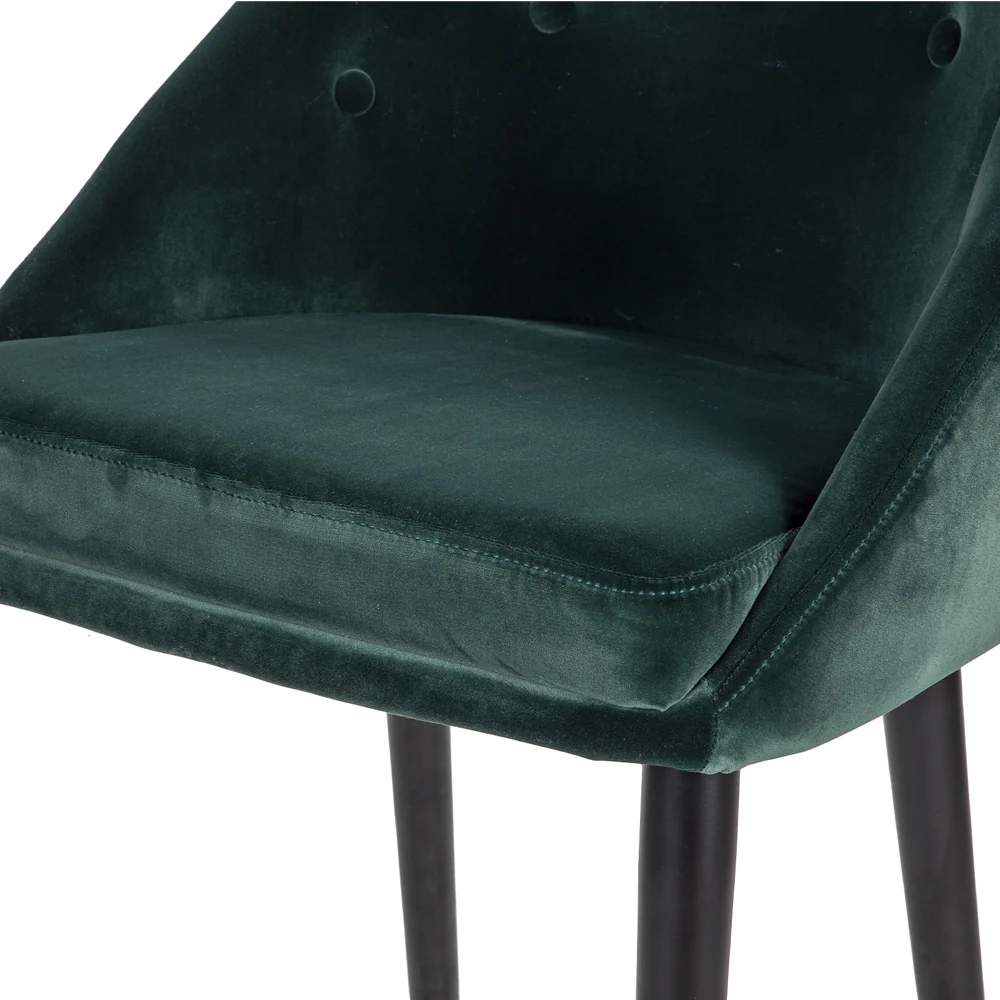 Liang & Eimil Arden Counter Stool - Gainsborough Emerald Green velvet - Image 4