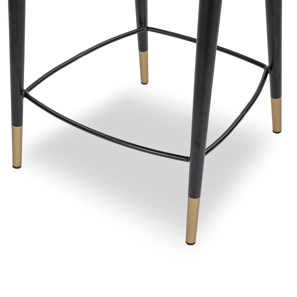 Liang & Eimil Arden Counter Stool - Gainsborough Emerald Green velvet - Image 5