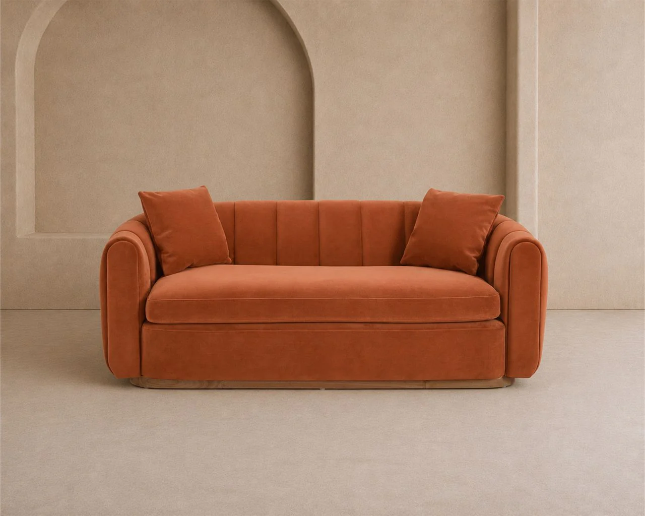 Liang & Eimil Arles 2 Seater Sofa – Melbourne Clay Velvet - Image 6