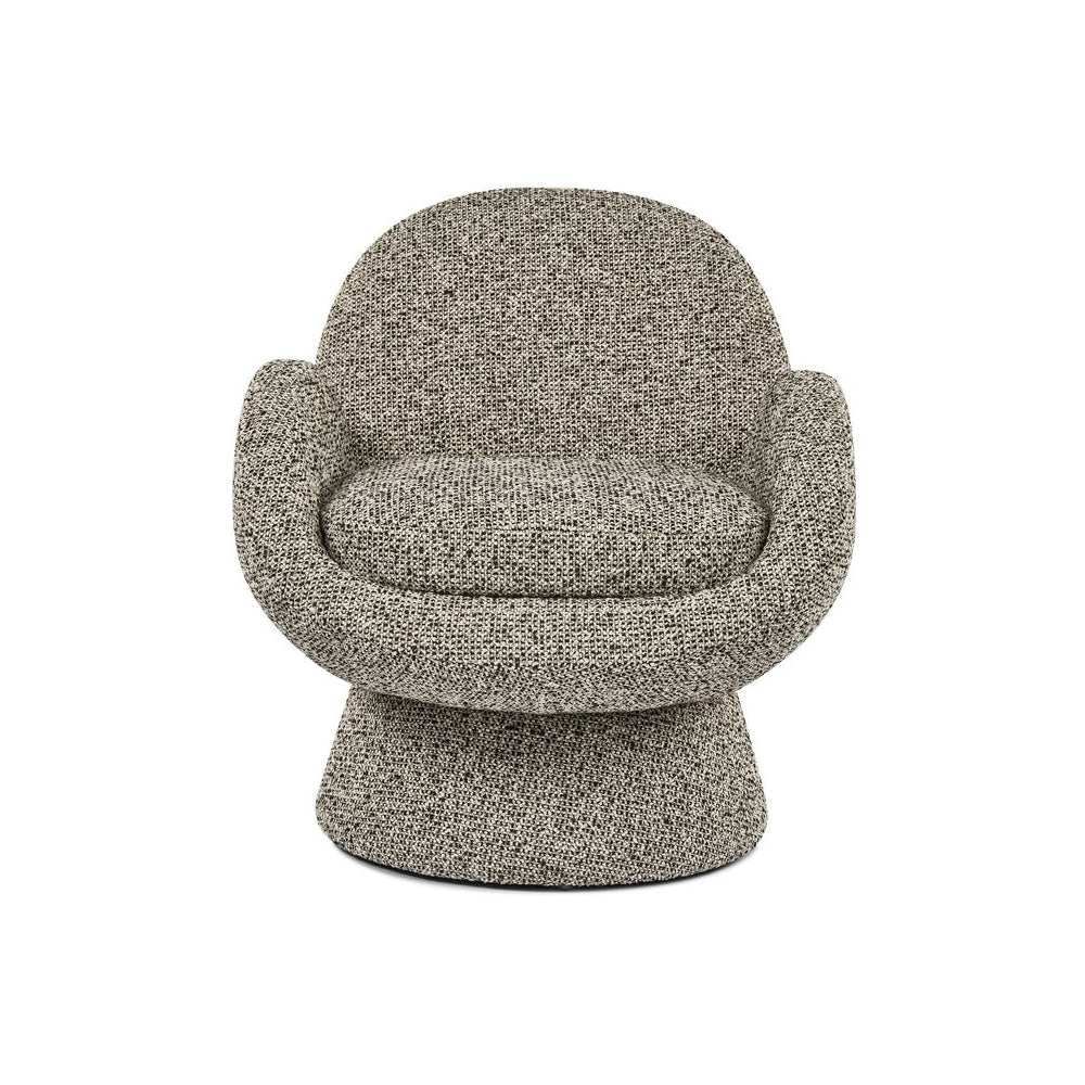 Liang & Eimil Arles Occasional Swivel Chair (CRIB 5) – Dexter Sparkle Stone