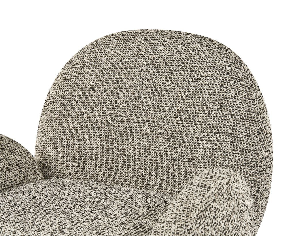 Liang & Eimil Arles Occasional Swivel Chair (CRIB 5) – Dexter Sparkle Stone - Image 3