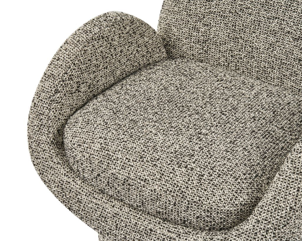Liang & Eimil Arles Occasional Swivel Chair (CRIB 5) – Dexter Sparkle Stone - Image 4