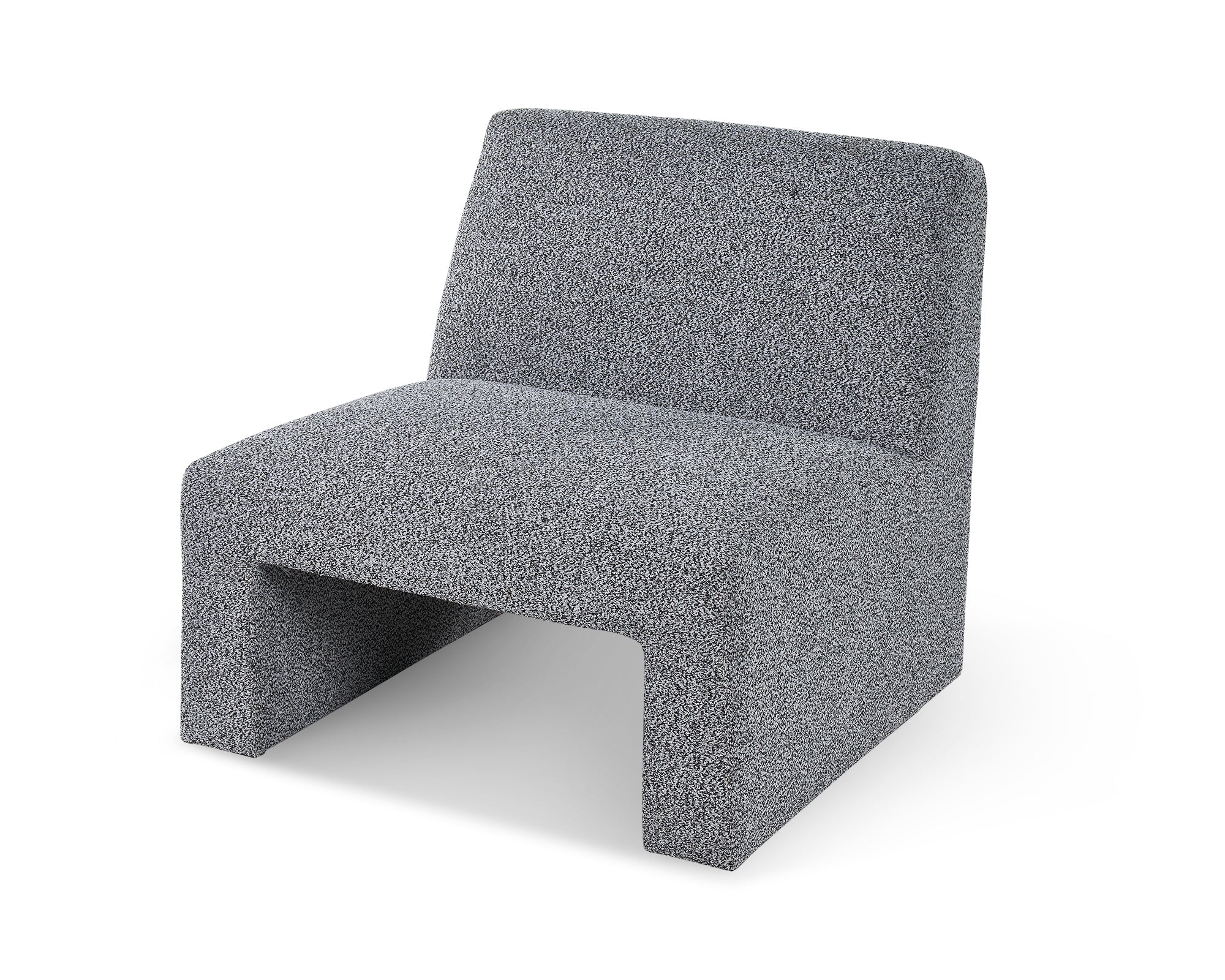 Liang & Eimil Arnot Occasional Chair – Speckle Grey Chenille - Image 2