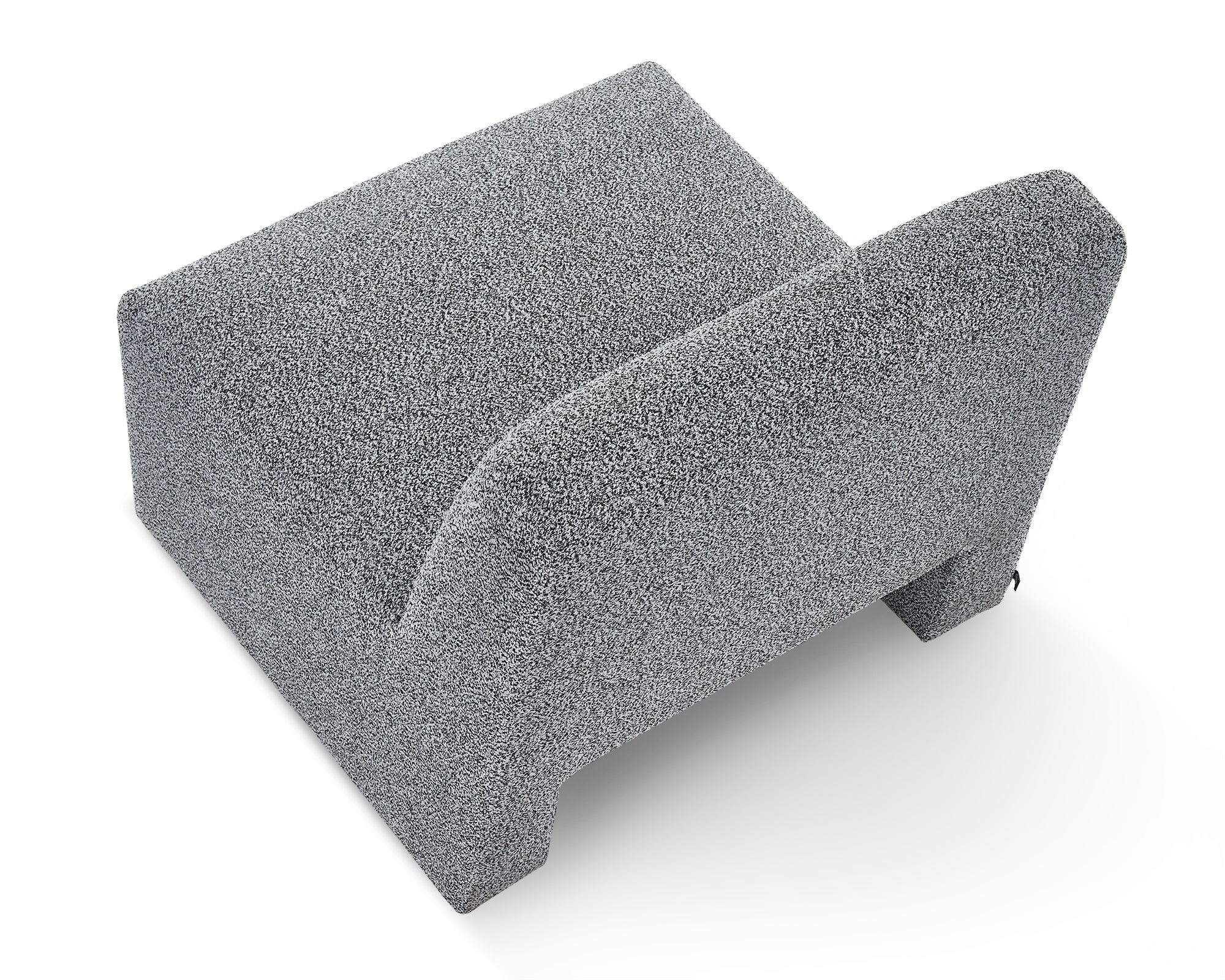 Liang & Eimil Arnot Occasional Chair – Speckle Grey Chenille - Image 5
