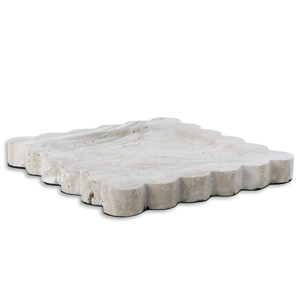 Liang & Eimil Aurelia Tray in Beige Travertine - Image 3