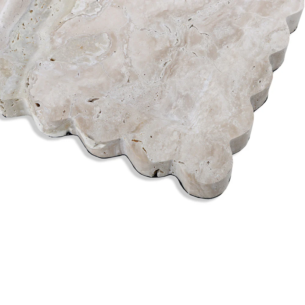Liang & Eimil Aurelia Tray in Beige Travertine - Image 4