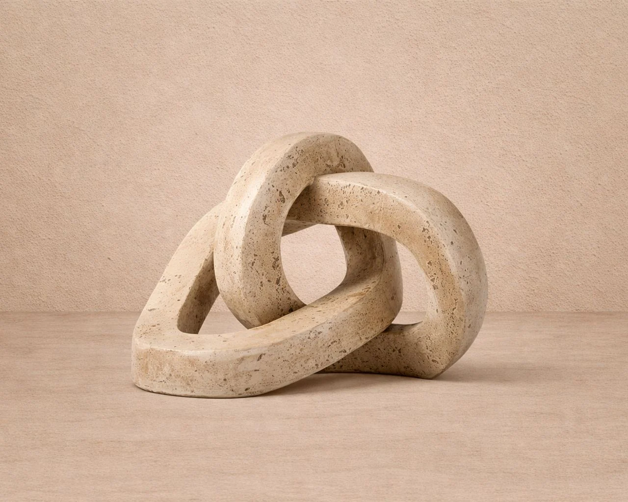 Liang & Eimil Avorio Sculpture – Beige Marble Effect - Image 2
