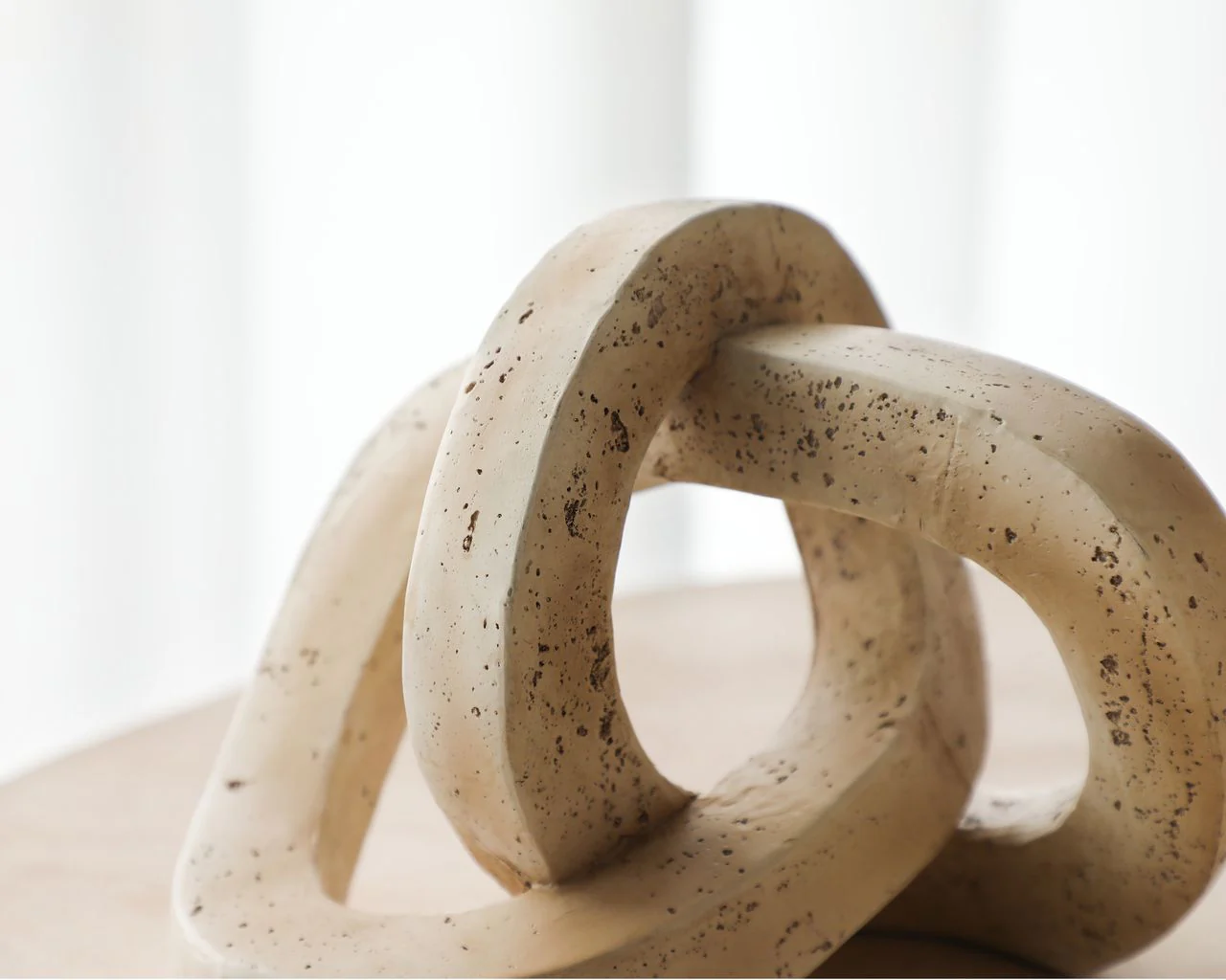 Liang & Eimil Avorio Sculpture – Beige Marble Effect - Image 3