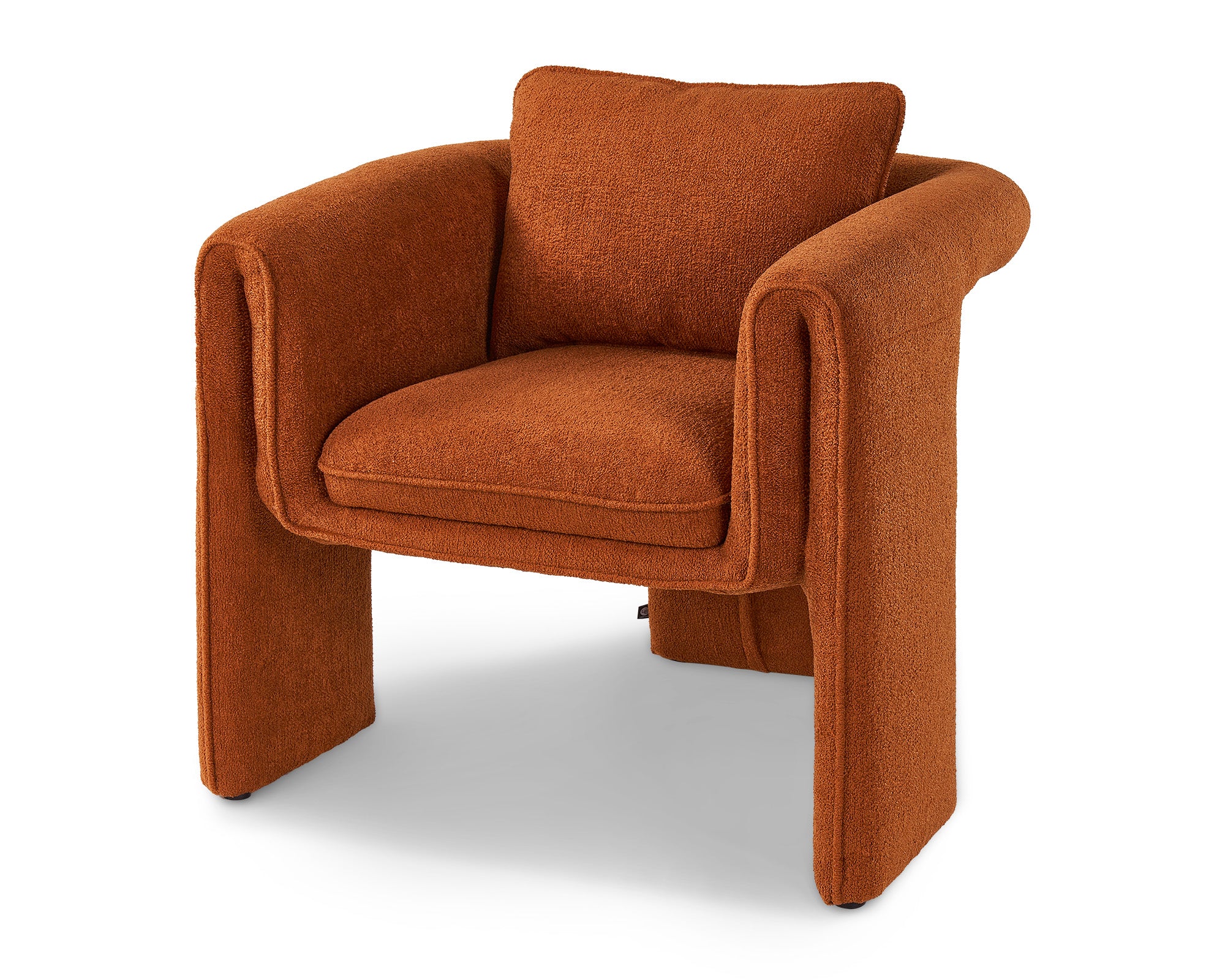 Liang & Eimil Bloom Occasional Chair – Lander Rust Chenille - Image 2