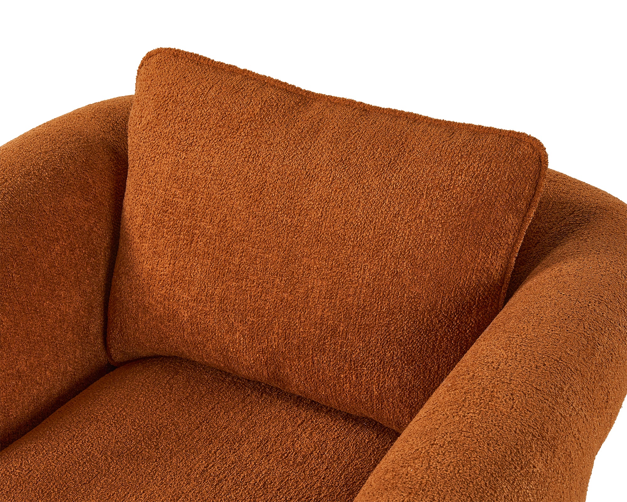 Liang & Eimil Bloom Occasional Chair – Lander Rust Chenille - Image 3