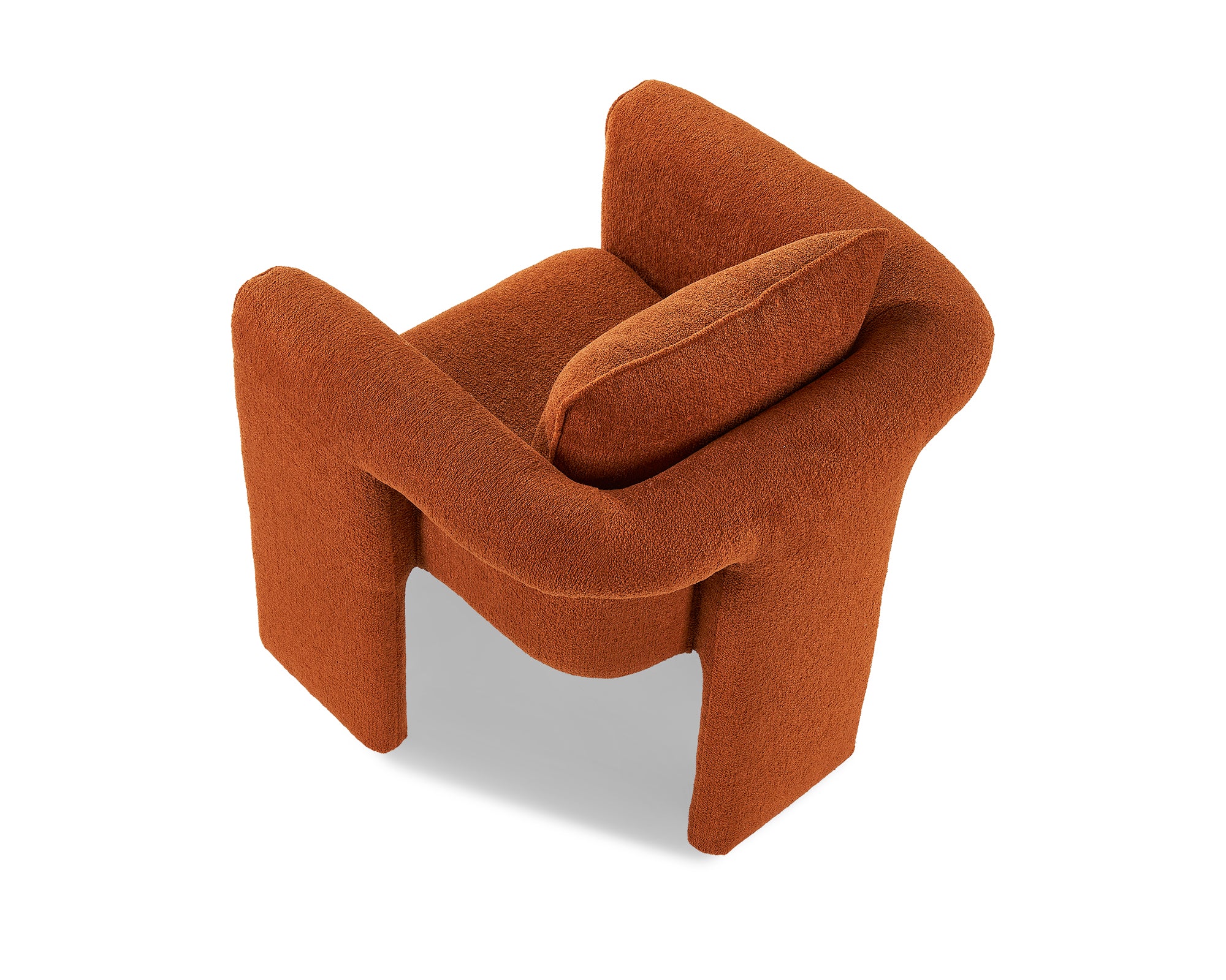 Liang & Eimil Bloom Occasional Chair – Lander Rust Chenille - Image 6