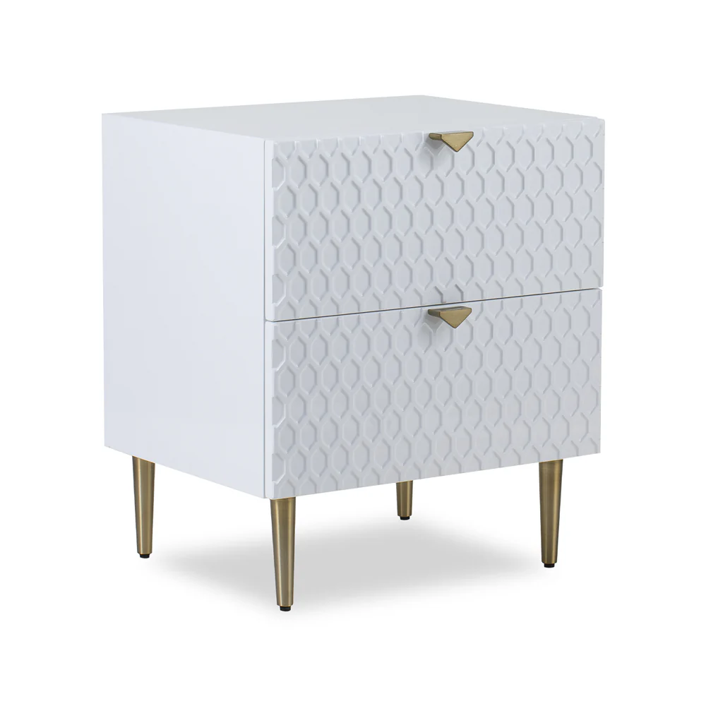 Liang & Eimil Bolero Bedside Table with High Gloss Lacquer - Image 2
