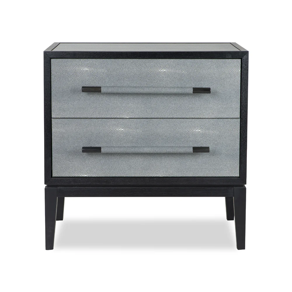 Liang & Eimil Bologna Bedside Table in Grey Shagreen