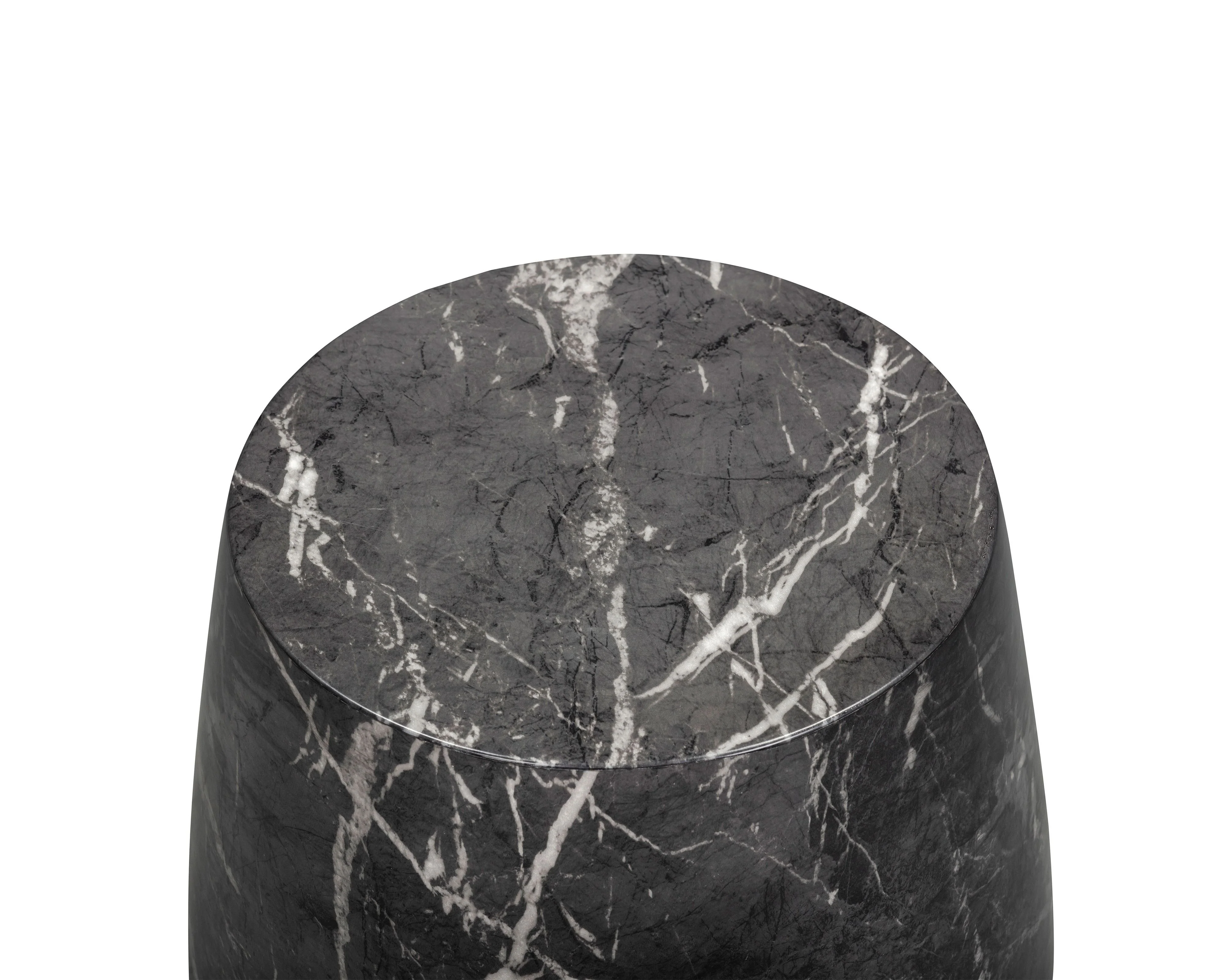 Liang & Eimil Bongo Side Table – Marquina Black Marble Effect - Image 4
