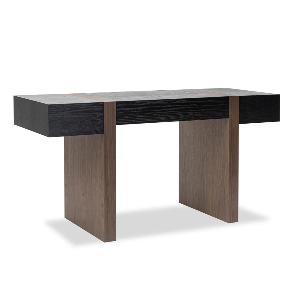 Liang & Eimil Borgo Desk with Walnut Veneer and Wenge Finished Oak Veneer - Image 2