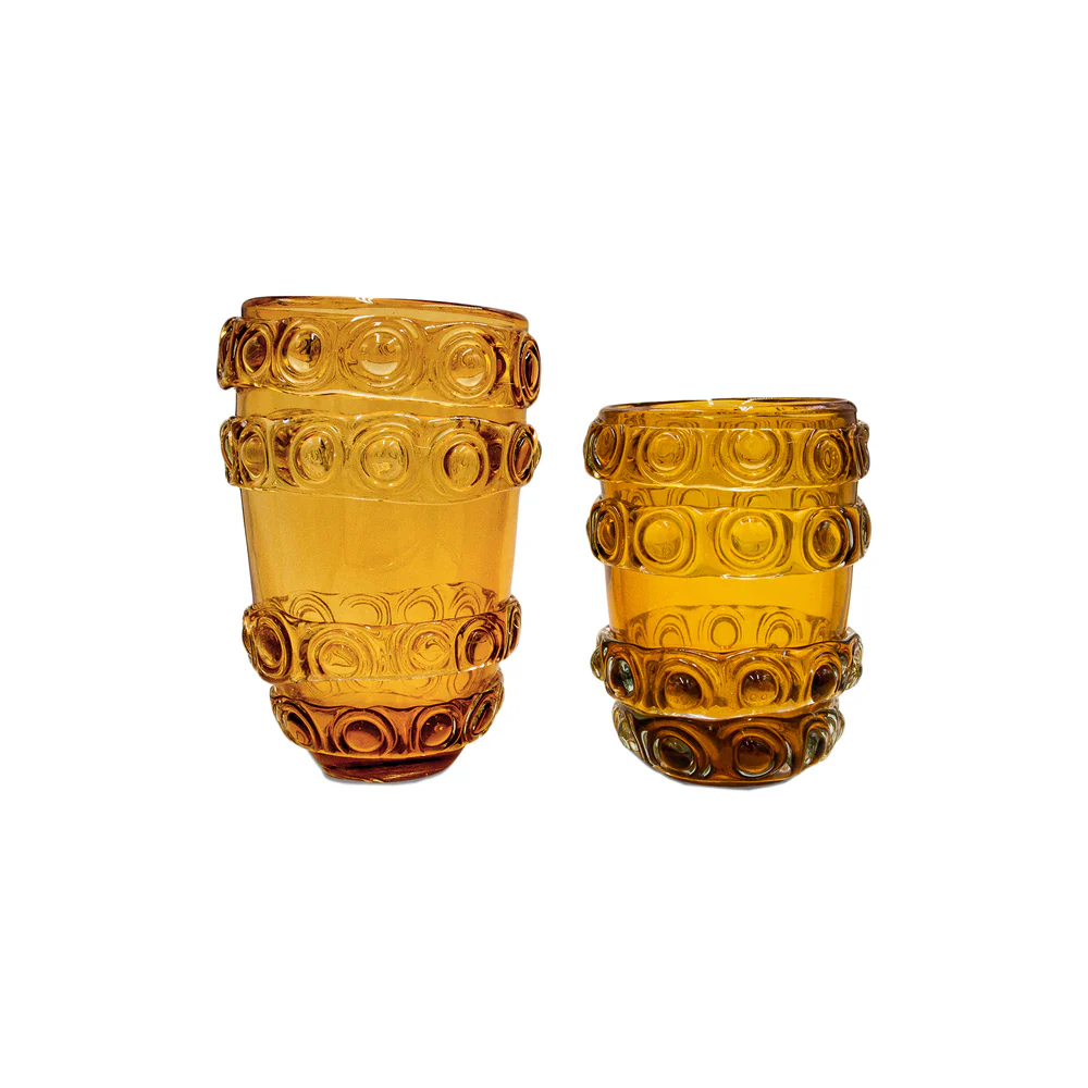 Liang & Eimil Bumble Glass Vase in Amber - Large - Image 2