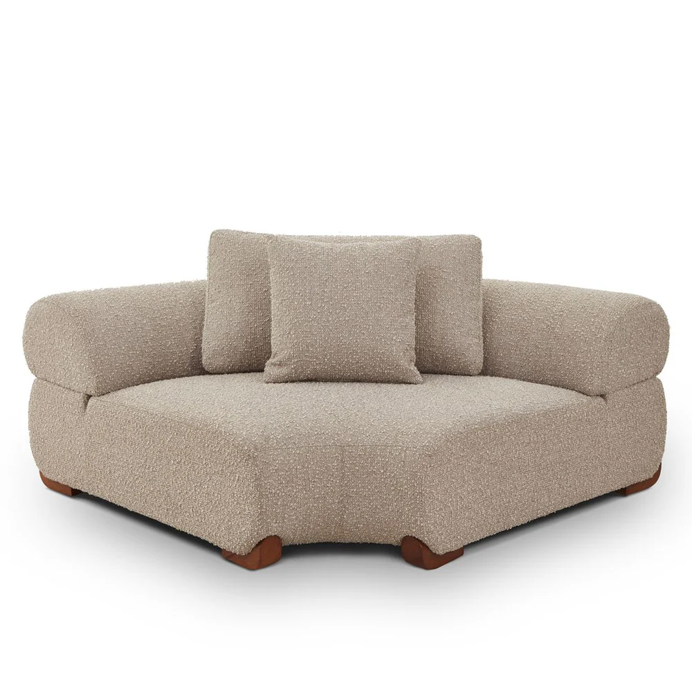 Liang & Eimil Cotto Modular Sofa – Corner Module – Amalfy Taupe Chenille - Image 5