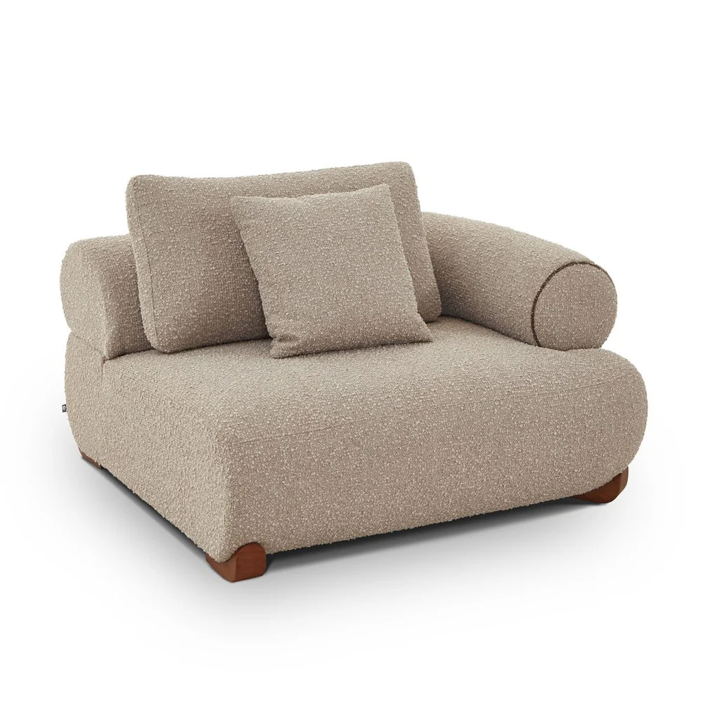 Liang & Eimil Cotto Modular Sofa – Left-hand Module – Amalfy Taupe Chenille - Image 4