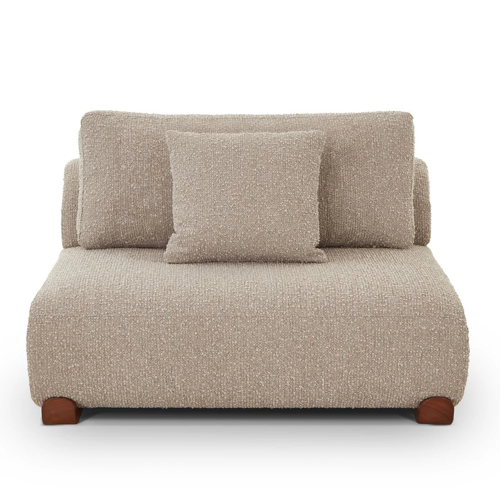 Liang & Eimil Cotto Modular Sofa – Middle Two Seater Module – Amalfy Taupe Chenille - Image 5