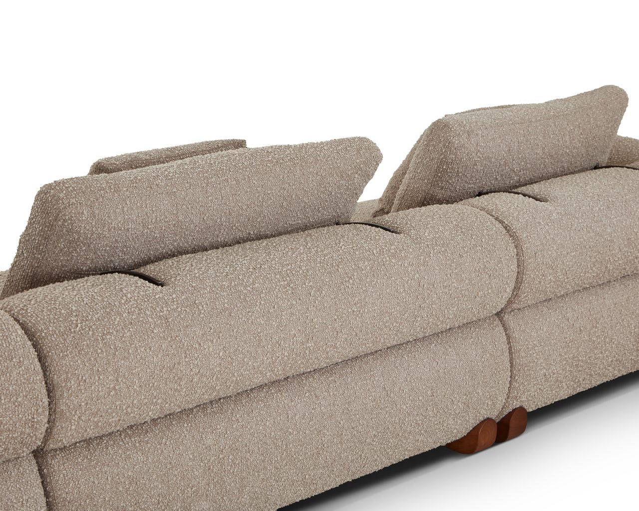 Liang & Eimil Cotto Modular Sofa – Middle One Seater Module – Amalfy Taupe Chenille - Image 10