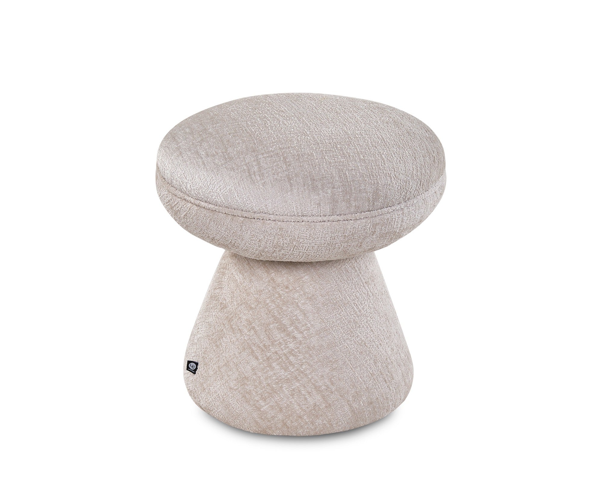 Liang & Eimil Cusco Footstool – Bennet Taupe Chenille - Image 3