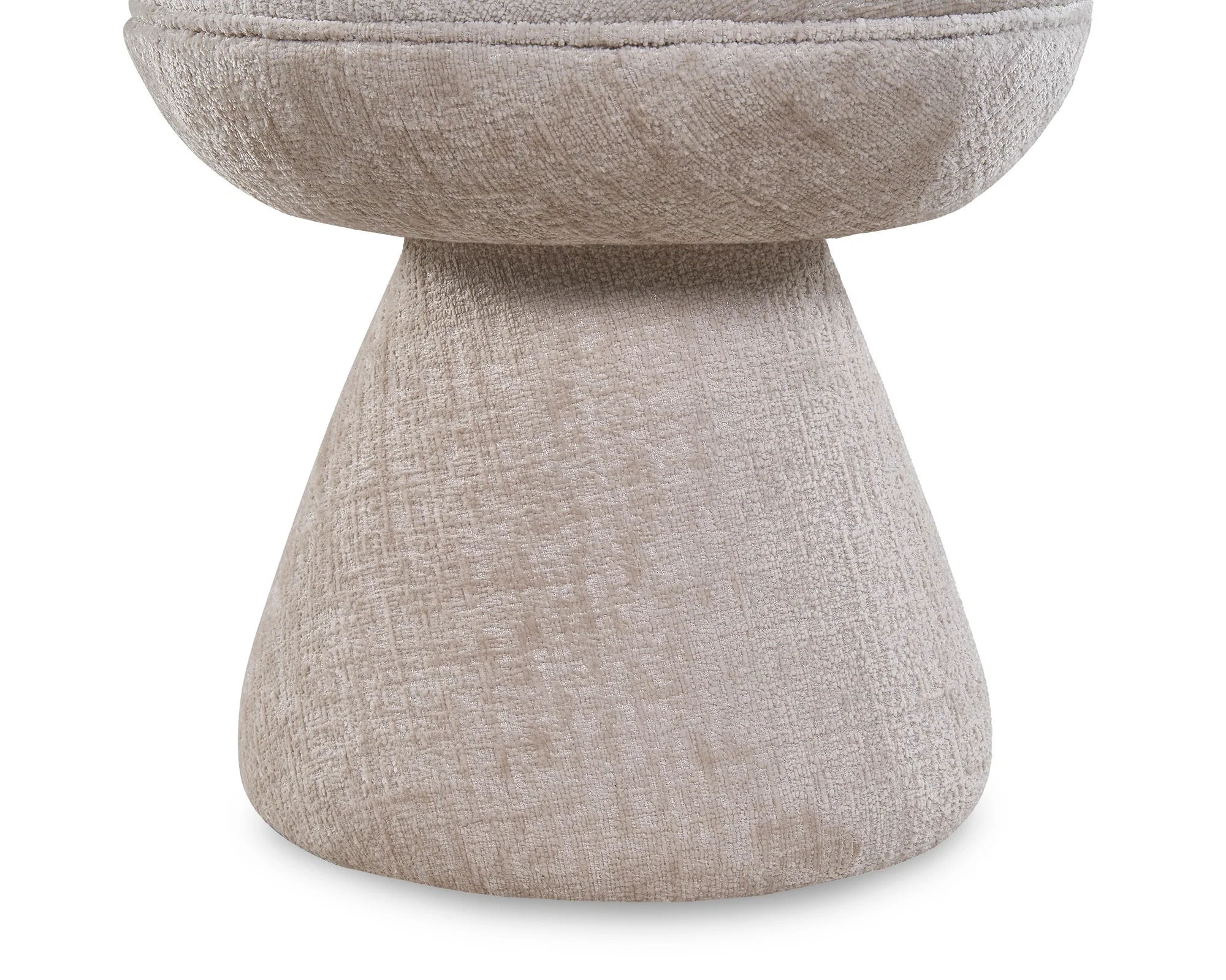 Liang & Eimil Cusco Footstool – Bennet Taupe Chenille - Image 4