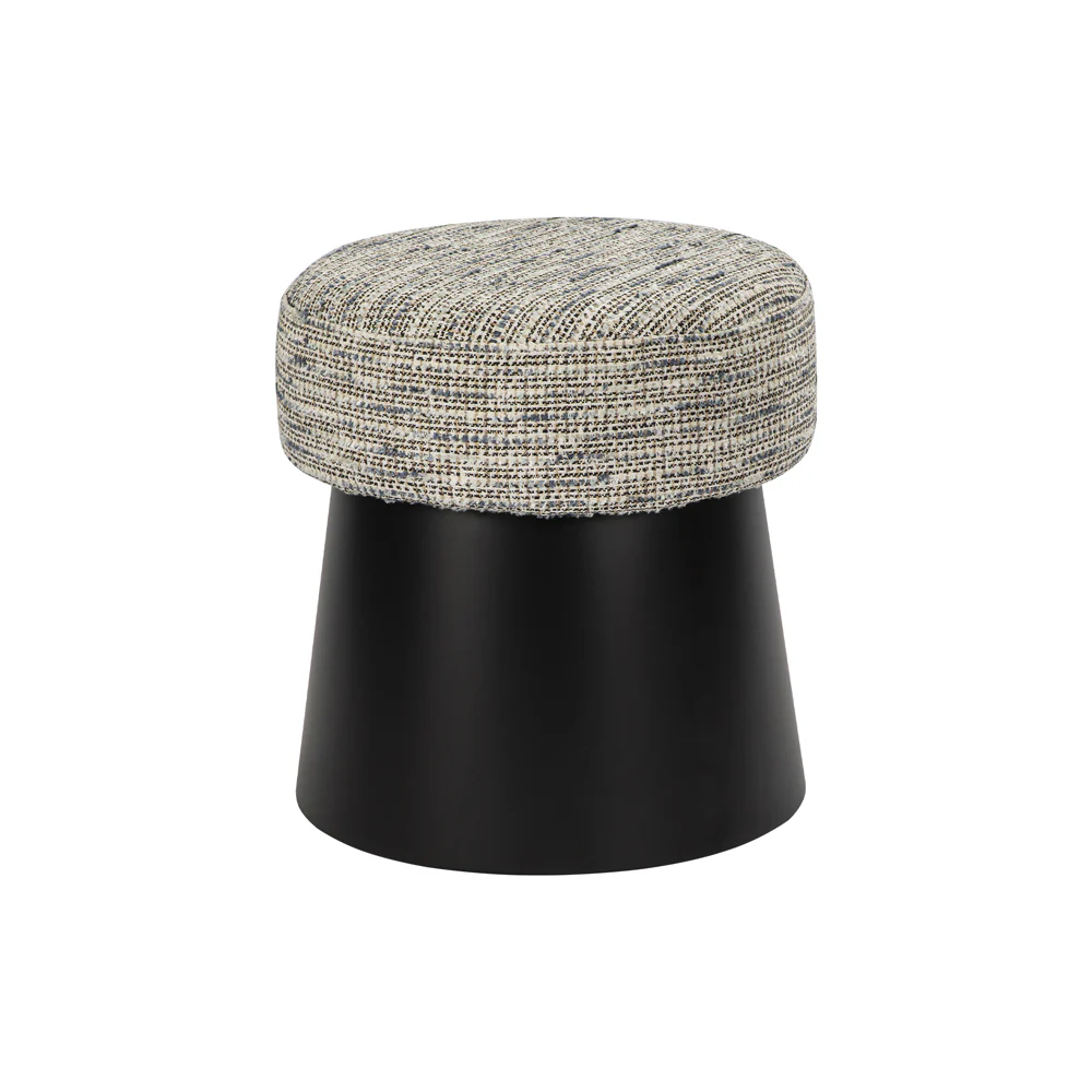 Liang & Eimil Cyrus Stool in Sherpa Grey and Matt Black