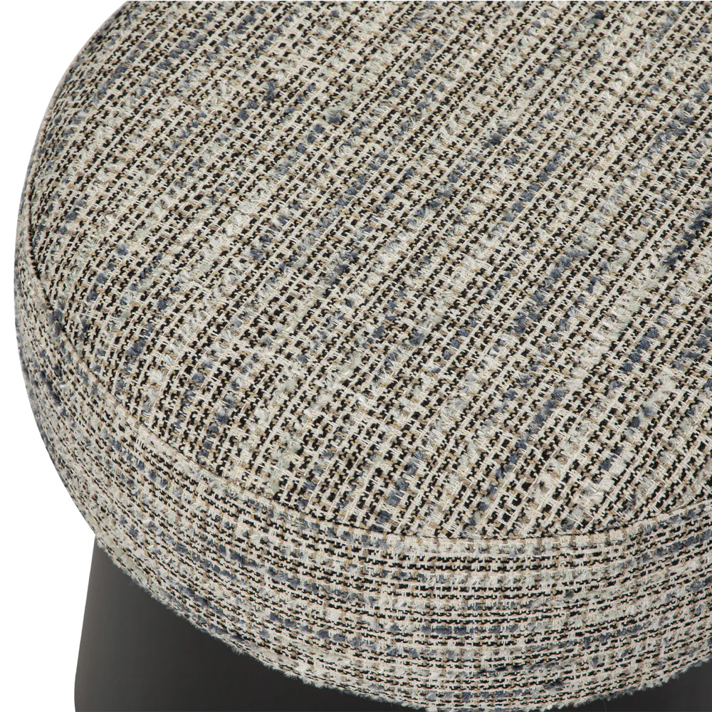 Liang & Eimil Cyrus Stool in Sherpa Grey and Matt Black - Image 4