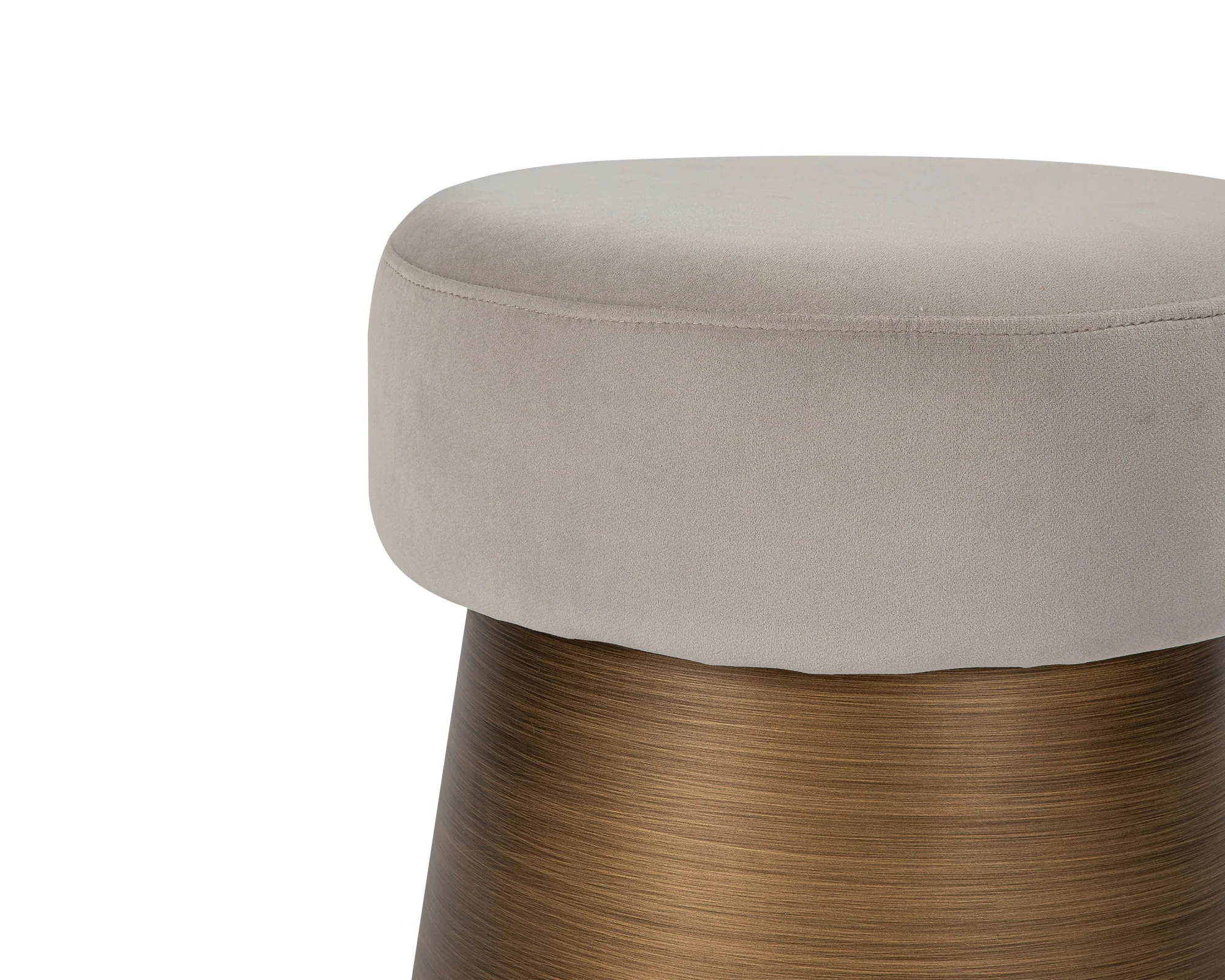 Liang & Eimil Cyrus Stool – Megan Light Grey – Excess Stock - Image 3