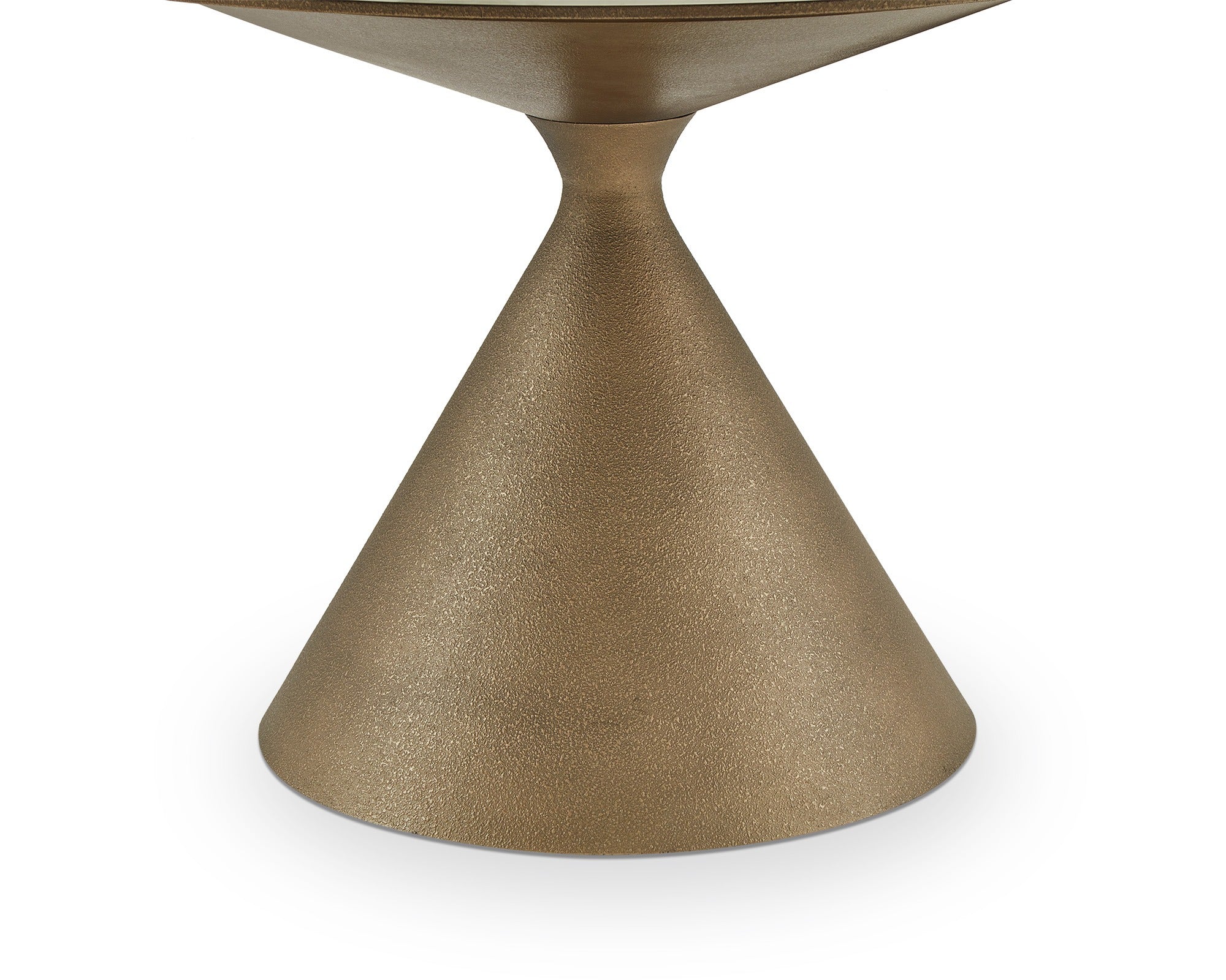 Liang & Eimil Ditta Dining Table – White Marble Effect and Antique Gold - Image 4