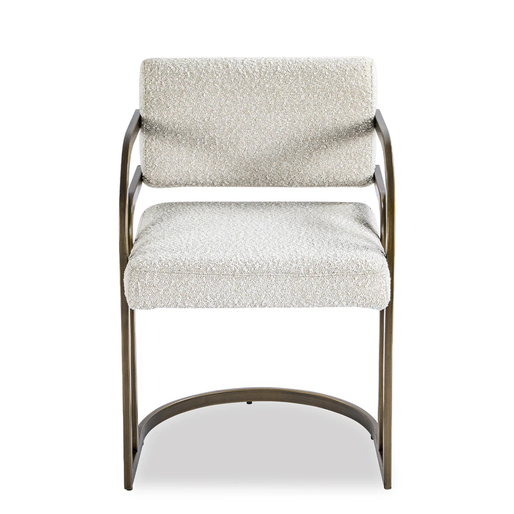 Liang & Eimil Dylan Dining Chair in Boucle Sand Fabric