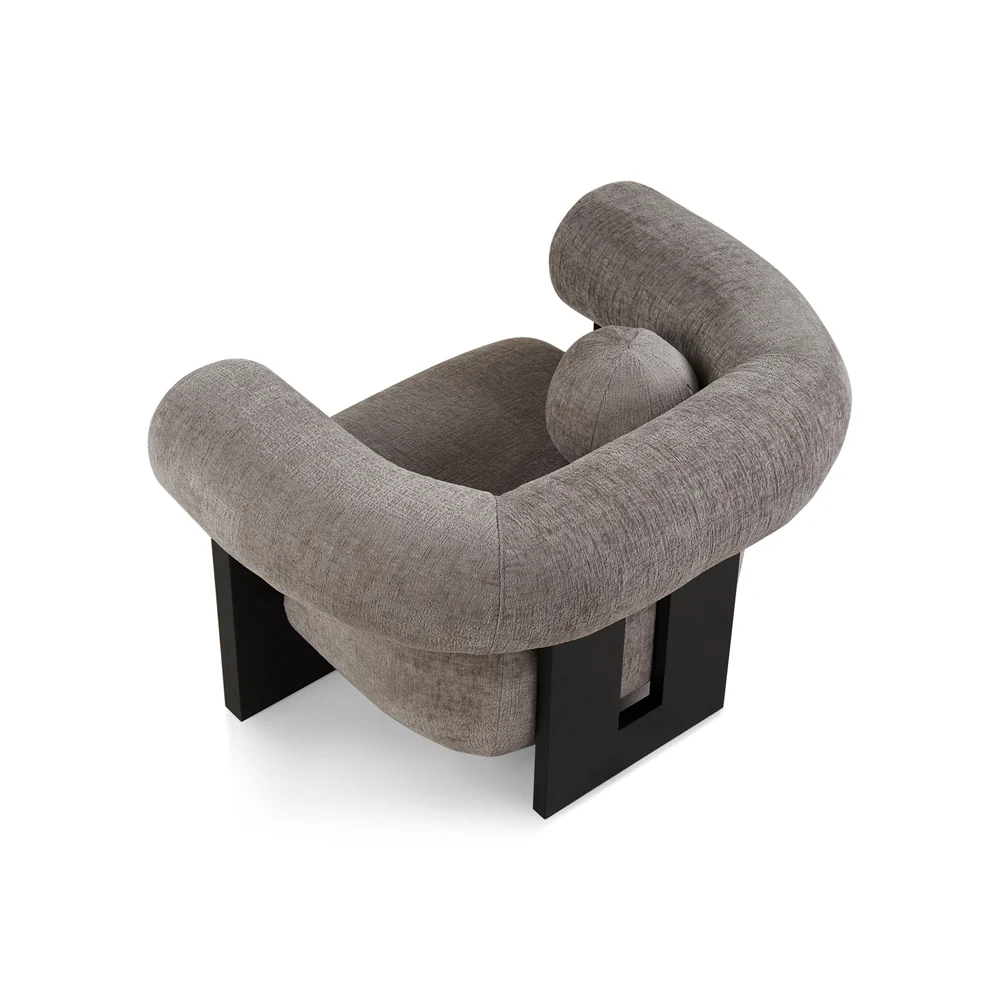 Liang & Eimil Epic Occasional Chair in Bennet Grey - Image 5