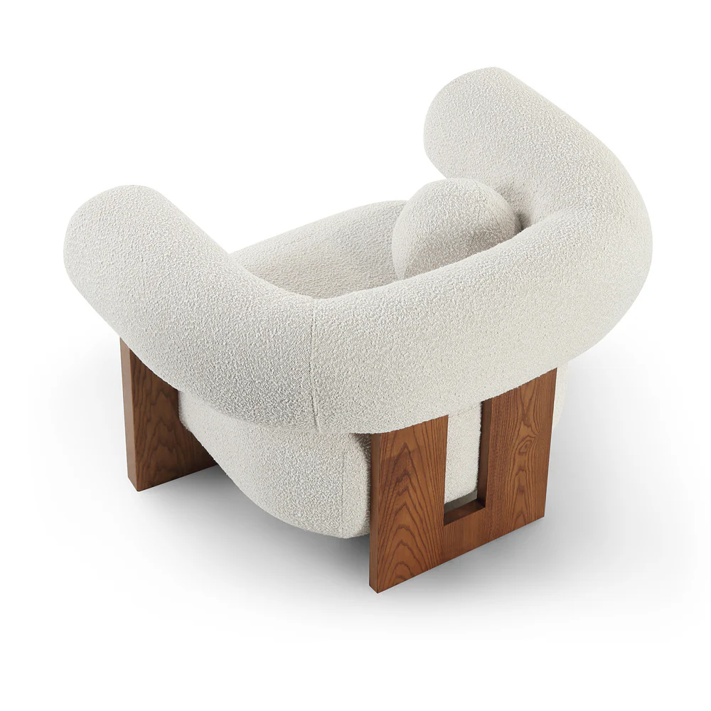Liang & Eimil Epic Occasional Chair in Boucle Sand - Image 3