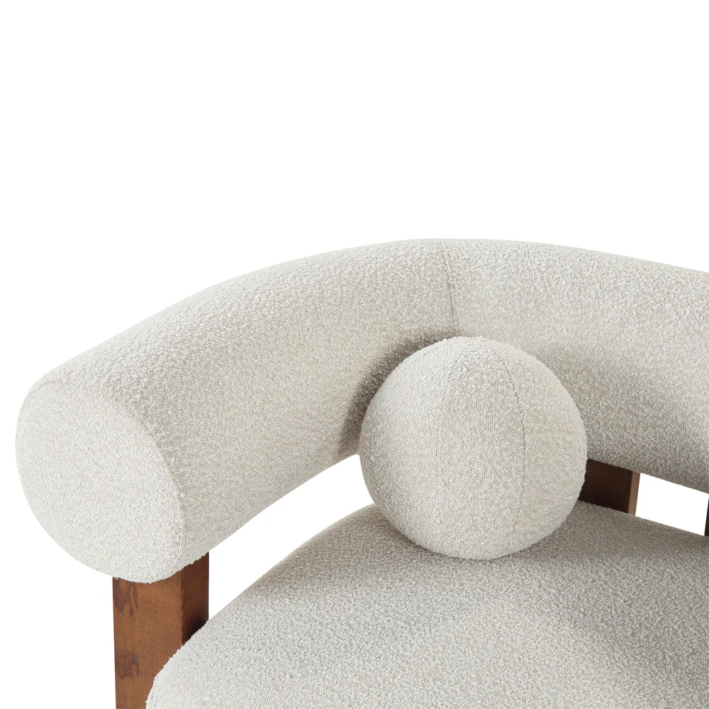 Liang & Eimil Epic Occasional Chair in Boucle Sand - Image 4