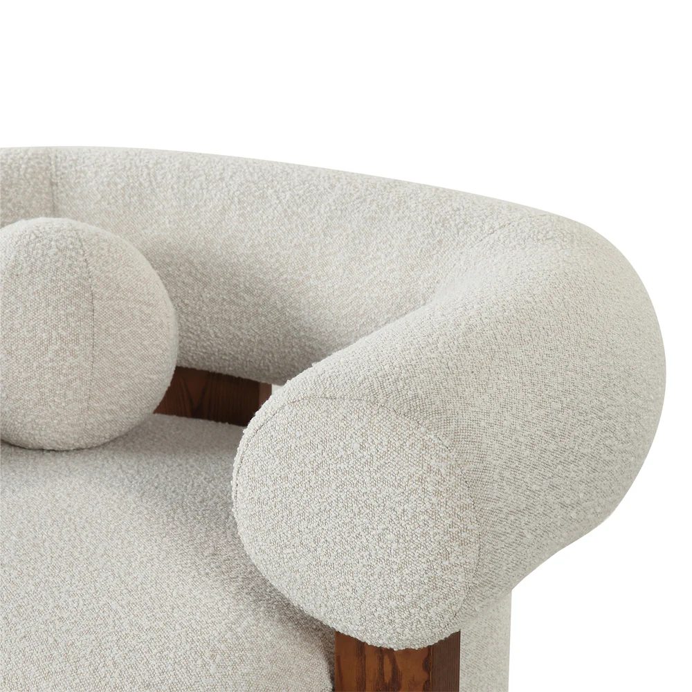 Liang & Eimil Epic Occasional Chair in Boucle Sand - Image 5