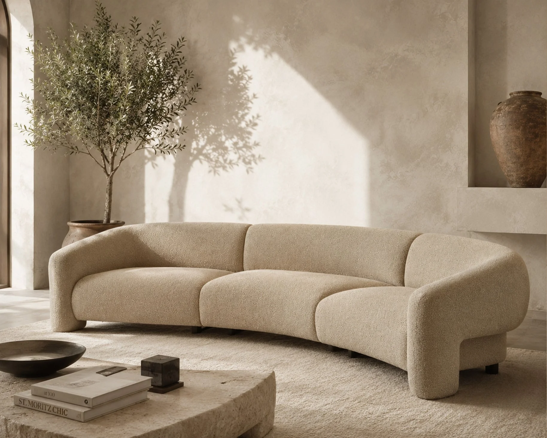 Liang & Eimil Erin Modular Sofa – Right Module - Capela Sand & Black (CRIB5) - Image 2