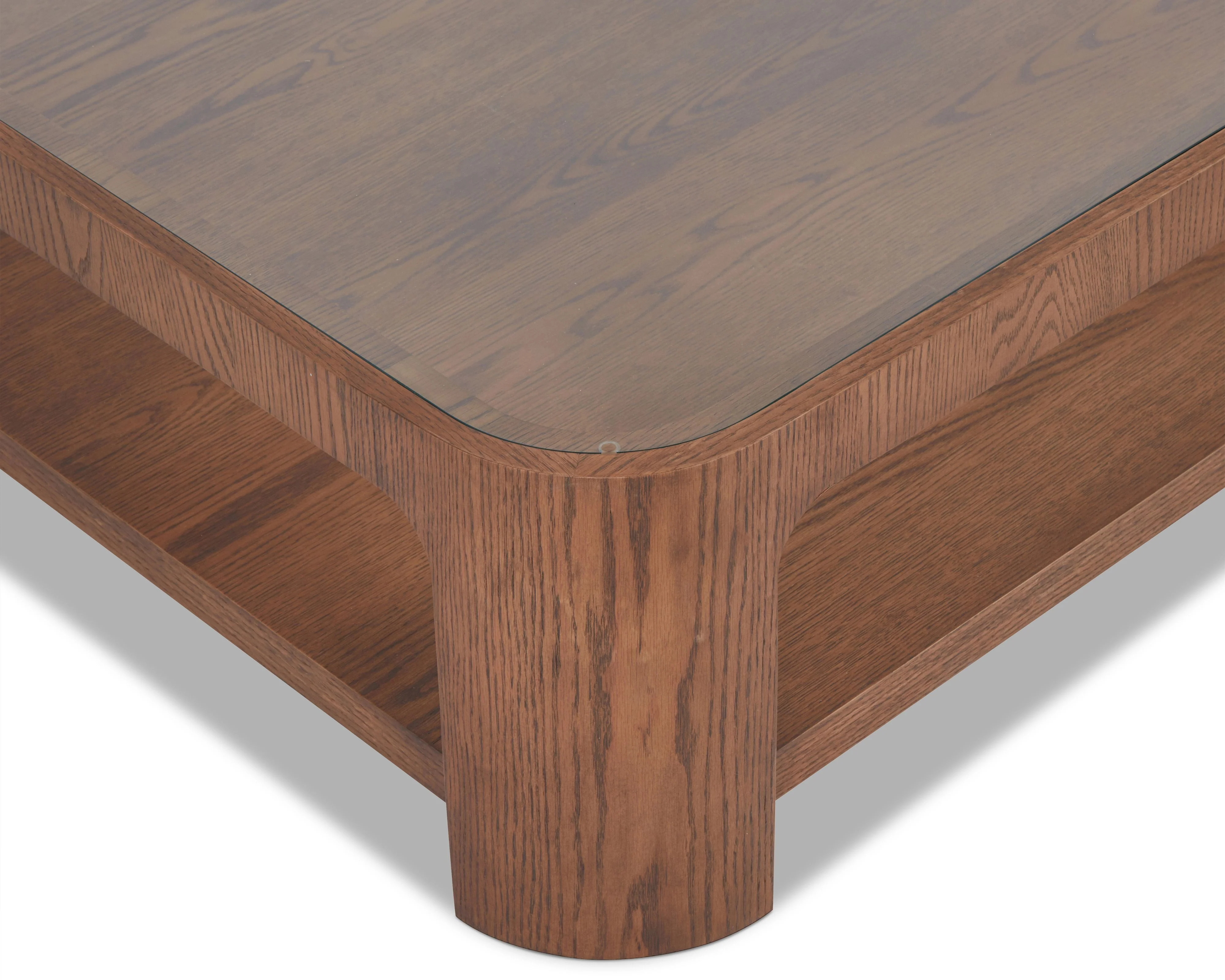 Liang & Eimil Espiga Coffee Table – Brushed Brown & Clear Glass - Image 4