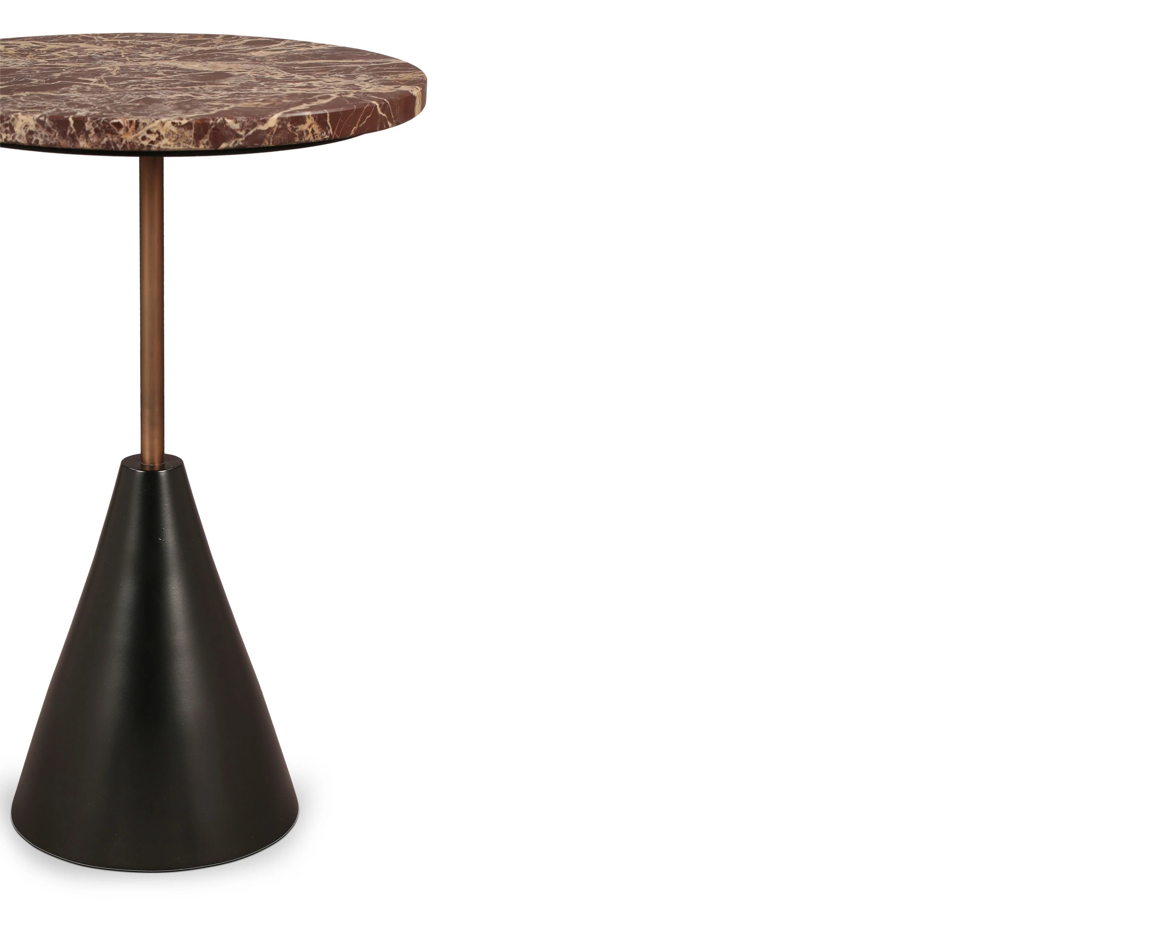 Liang & Eimil Ethan Side Table – Levante marble & Antique Bronze - Image 6
